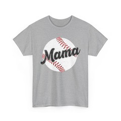 Baseball Mom T-Shirt, Baseball Player Sports Lovers Women Mama Shirt
