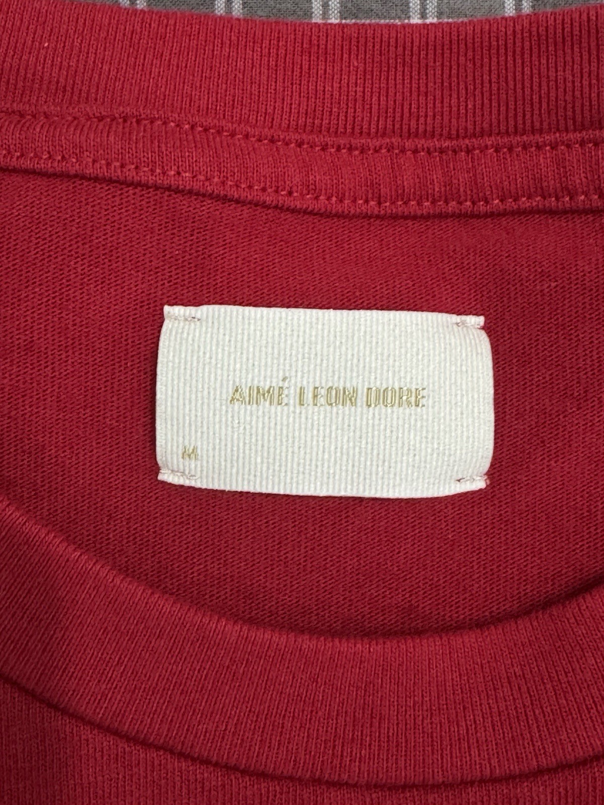 BRAND NEW AIME LEON DORE SOUND OF NEW YORK RED T-SHIRT SZ M MEDIUM UNISPHERE gallery