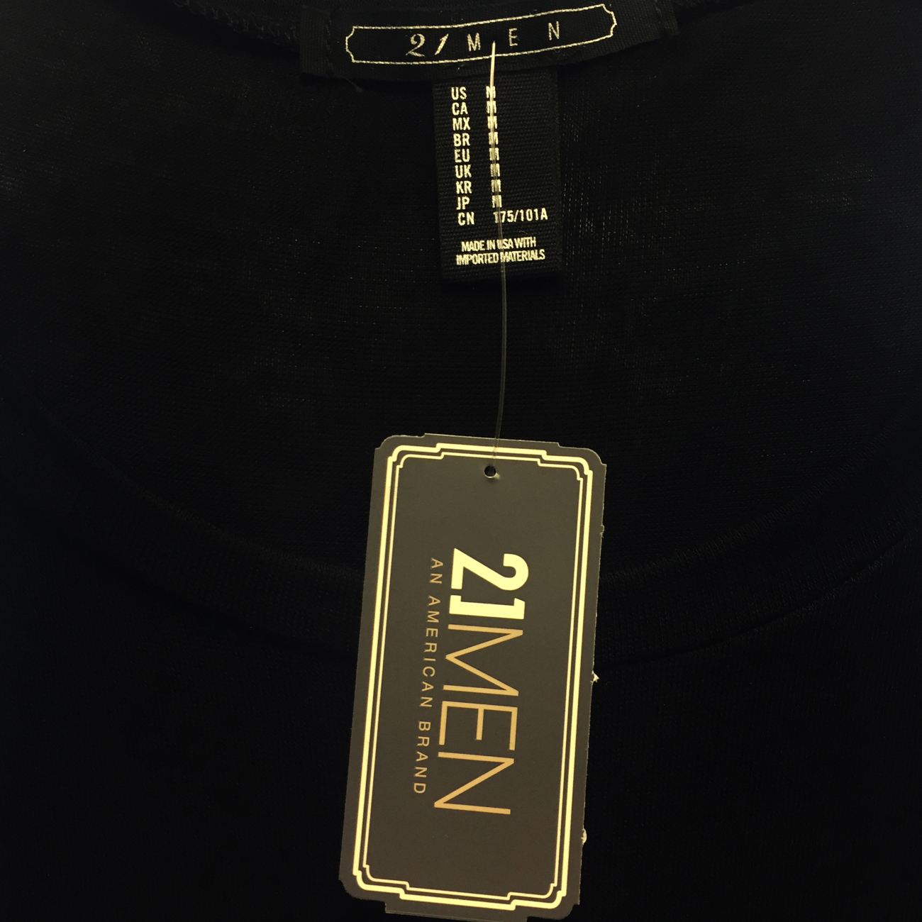 FOREVER 21 Men's T-shirt - Sheer -Black -Flower -Fashion - SUMMER SALE gallery