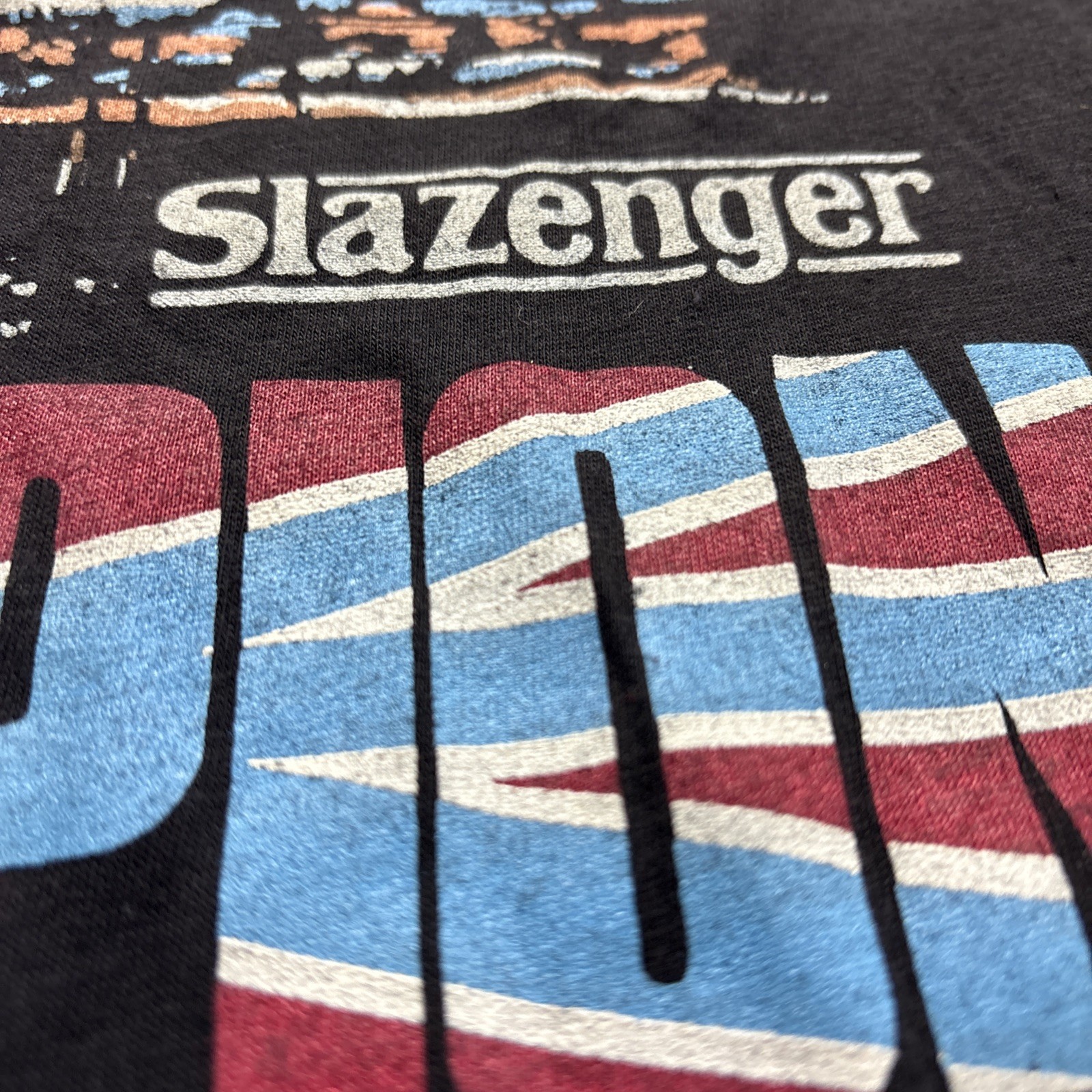 Slazenger International Champion T-Shirt L XL Vintage NOS 50/50 SS Track Field gallery