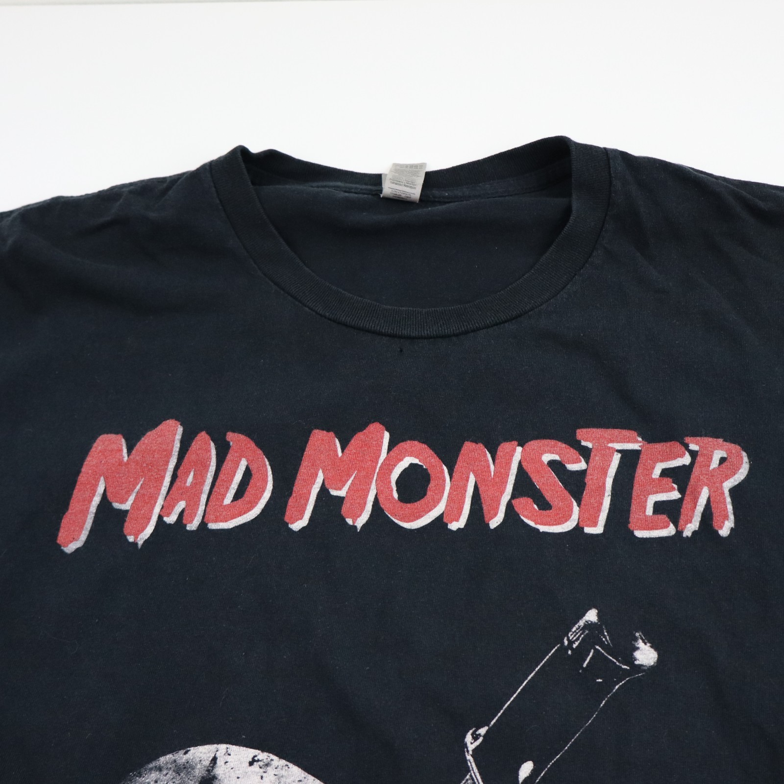 Mad Monster Skull Horror T Shirt Mens 3XL Black Tee Goth Punk Metal Streetwear gallery