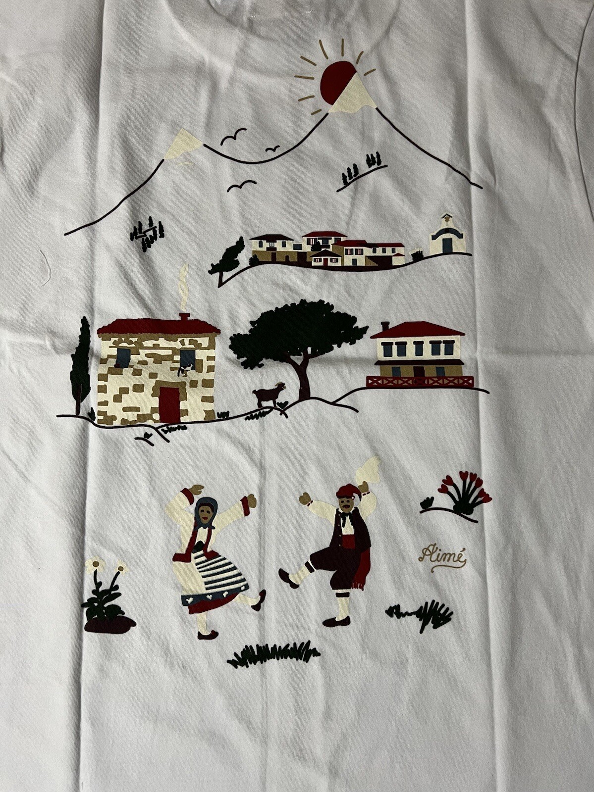 Aime Leon Dore ALD Village Graphic Tee Artwork Chain Stitch Logo T-Shirt Sz XXL gallery