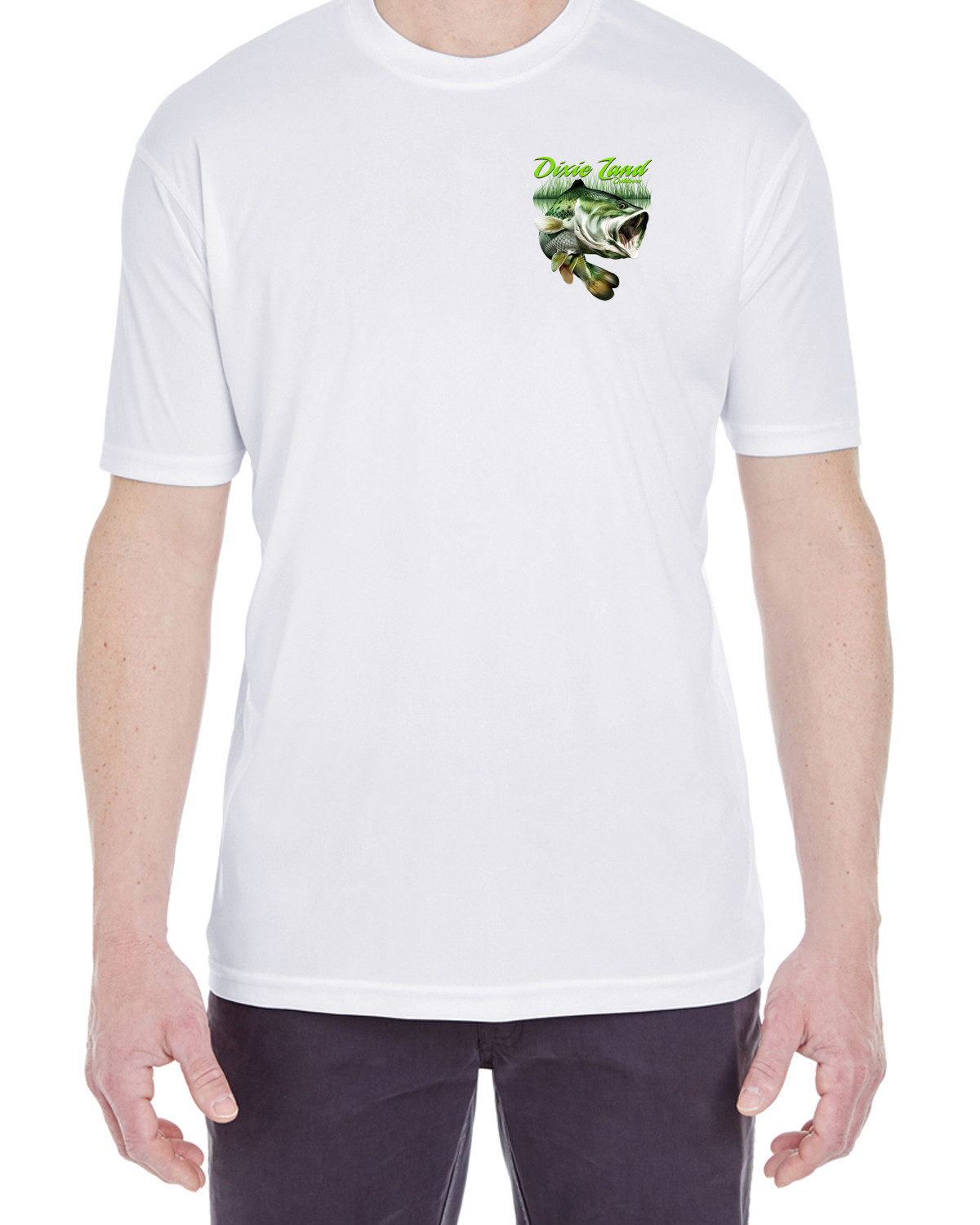 Dixie Land Outdoors Short Sleeve Micro Fiber T-Shirt Bass lunker Fishing uv 30+ gallery