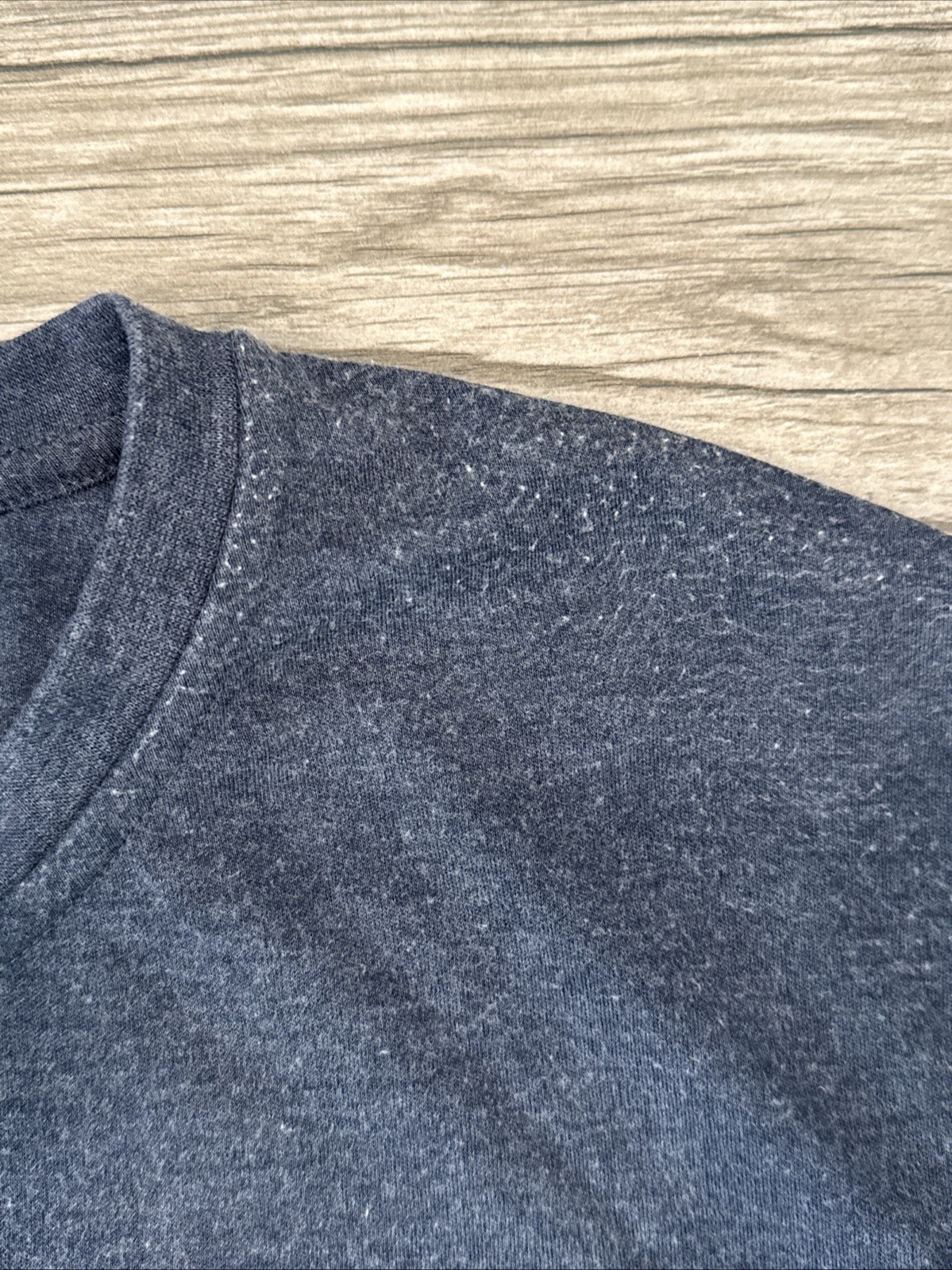 2017 Croft & Barrow Easy Care Long Sleeve Henley Navy Sail Heather Tee Size 4XB gallery