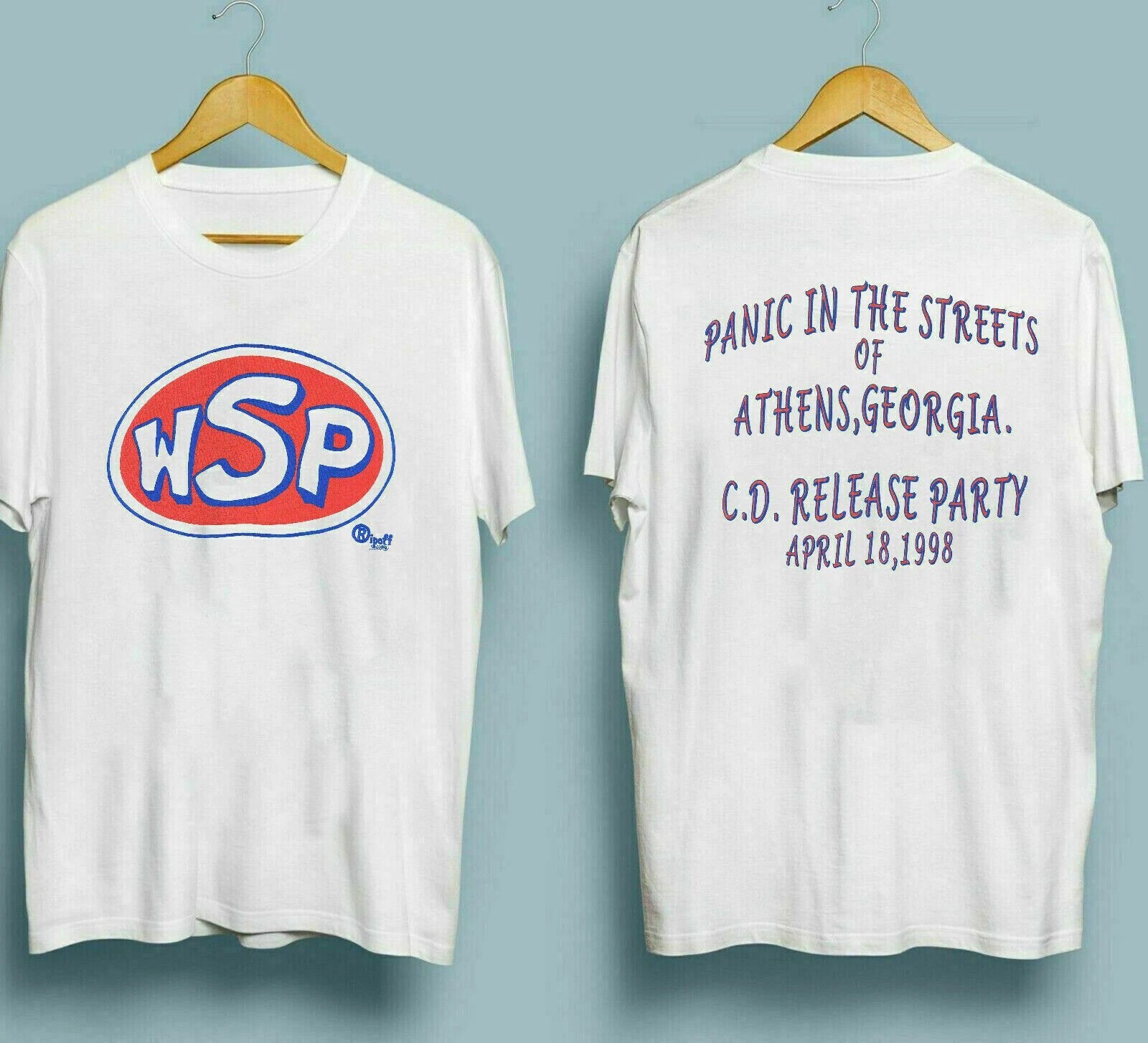 VTG 90s Widespread Panic In The Streets Athens Georgia 1998 Band T-Shirt gallery