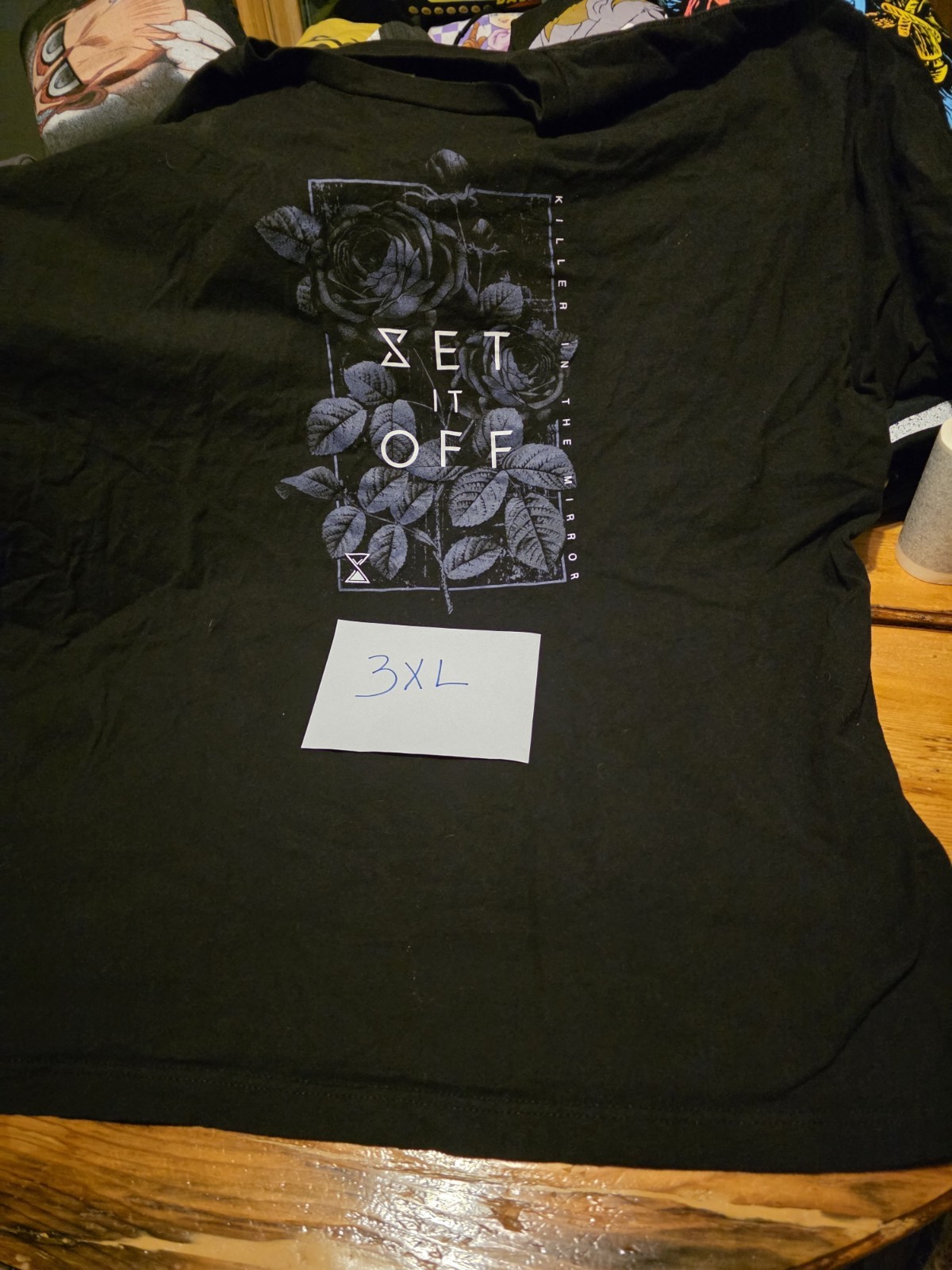 Set It Off Killer In The Mirror Graphic Black Men's 3XL T-Shirt gallery