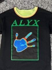 Alyx Visual Oversized T-Shirt Double-Sided Tee Black Size S /us duties paid
