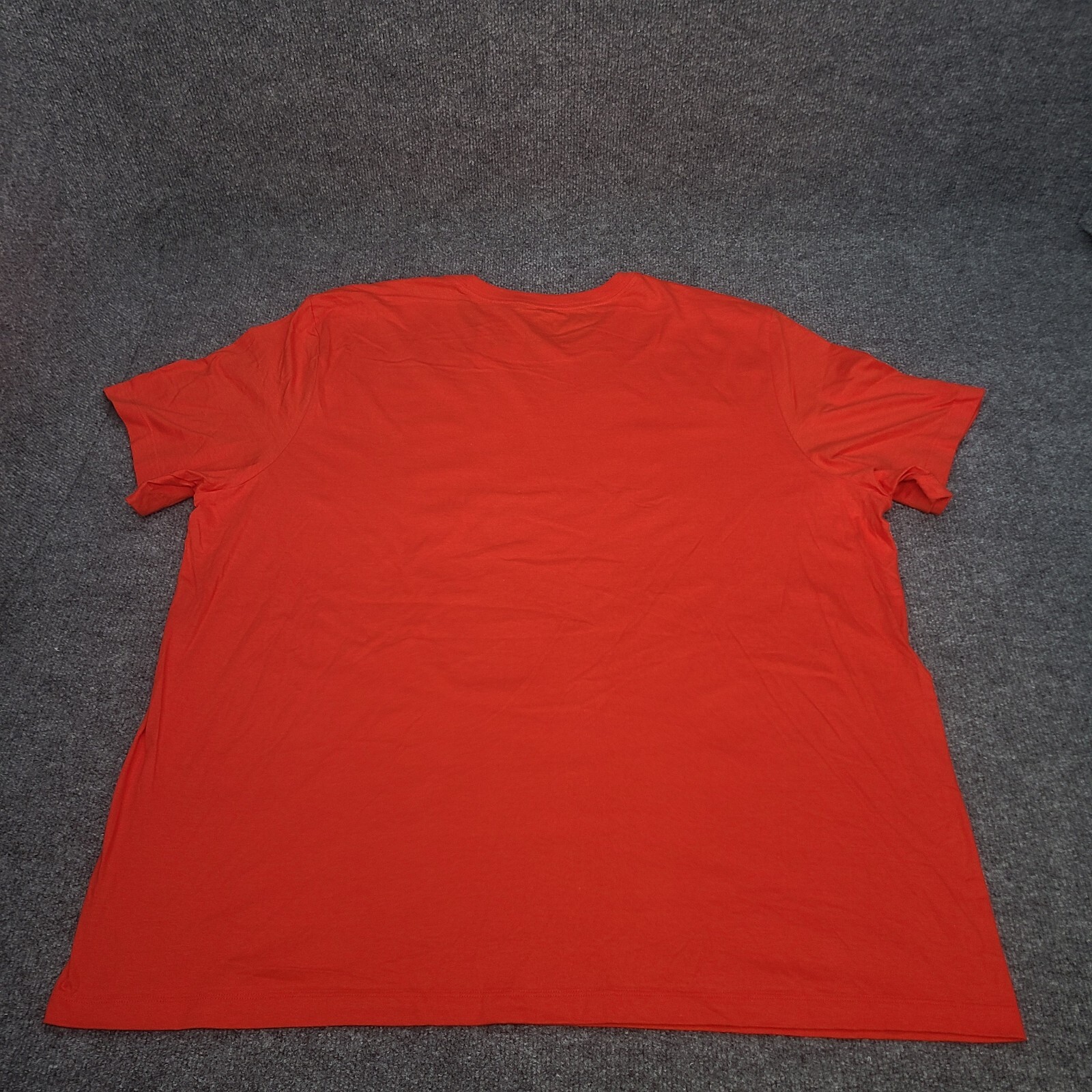 Nike Shirt Mens 3XL XXXL Orange White Spell Out Sportswear Cotton New Tee 55 gallery