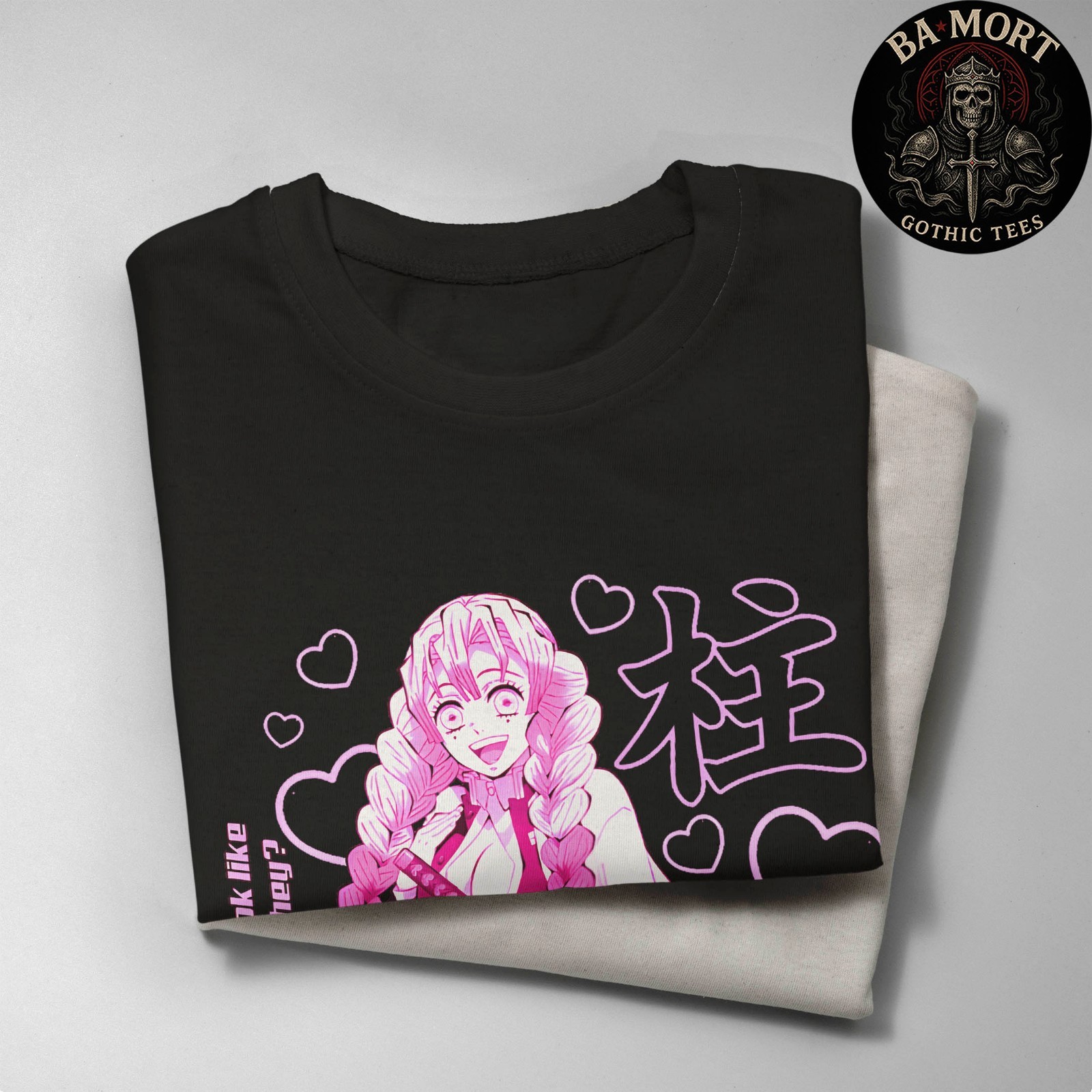 Demon Slayer Kimetsu No Yaiba Mitsuri Kanroji Pink Gothic T-Shirt gallery