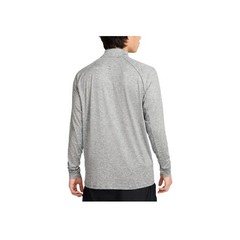 Nike Logo Print Half High Neck Straight Cut Quick Dry Long Sleeve T-Shirt