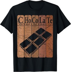 Chocolate Periodic Table Elements Chocoholic Chocolate Lover Gift Unisex T-Shirt