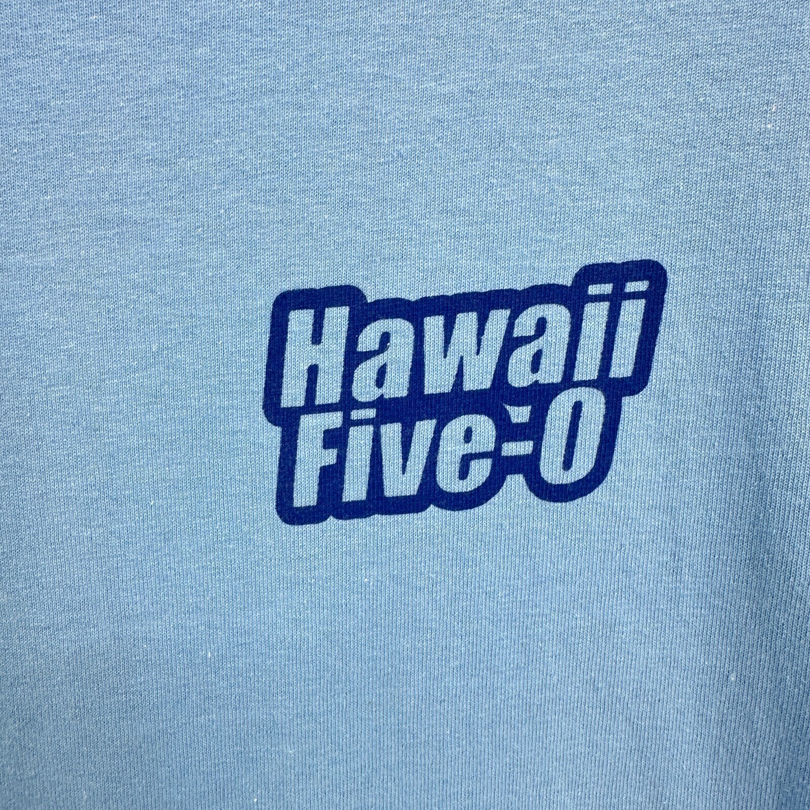 Vintage Hawaii Five-O Tshirt Mens Medium Blue White Retro TV Show Fan Gear gallery