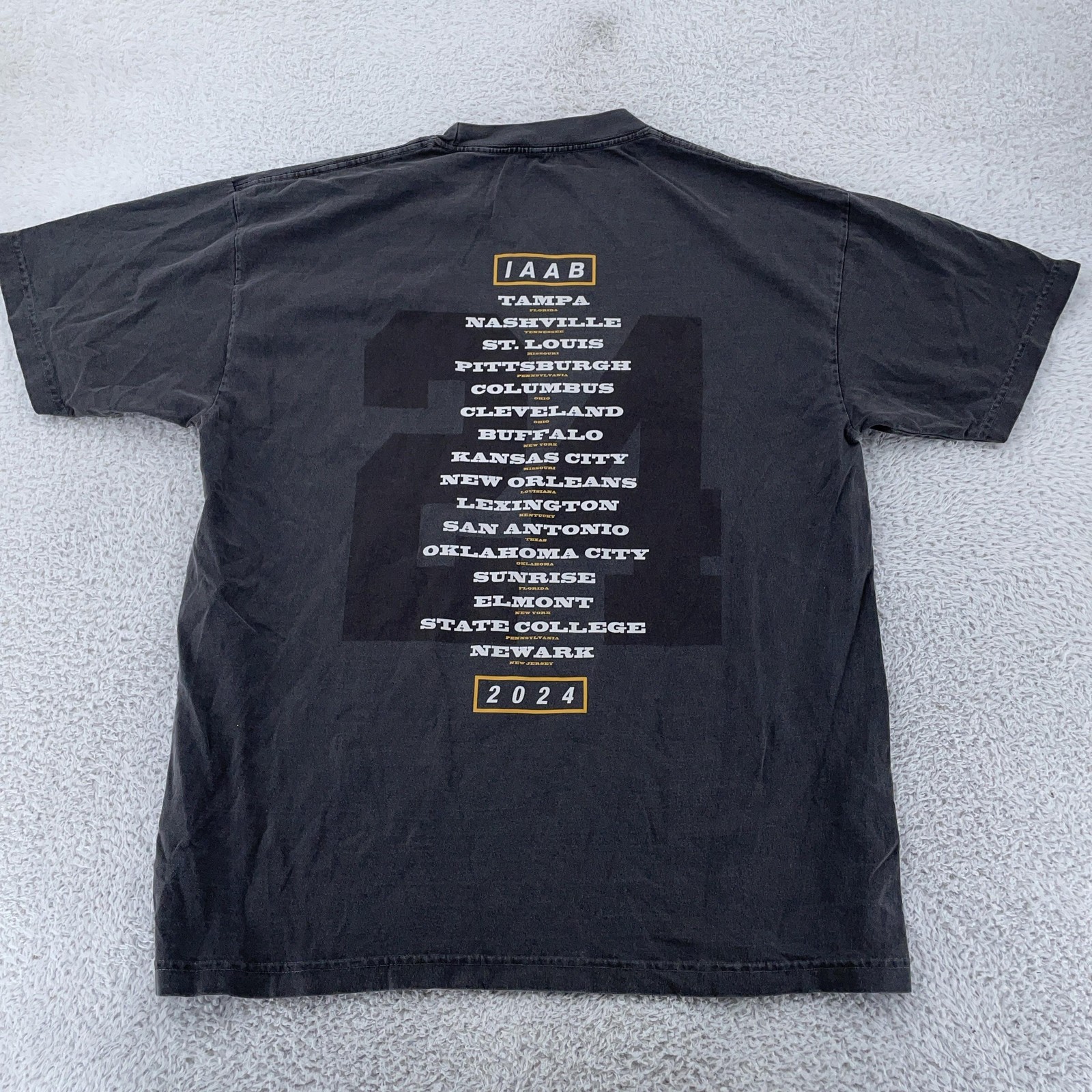 Drake Related 2024 IAAB Concert Tee Shirt Mens XL Hip Hop Tour USA Graphic gallery