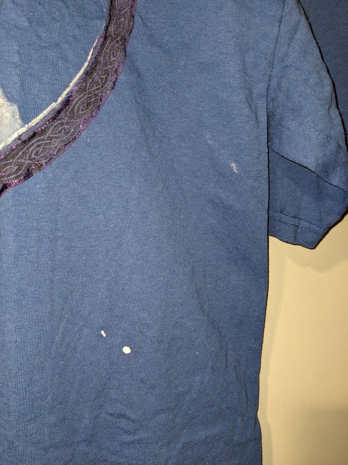 Vintage The Mountain Fairy Moon Star Blue Medium T-Shirt gallery