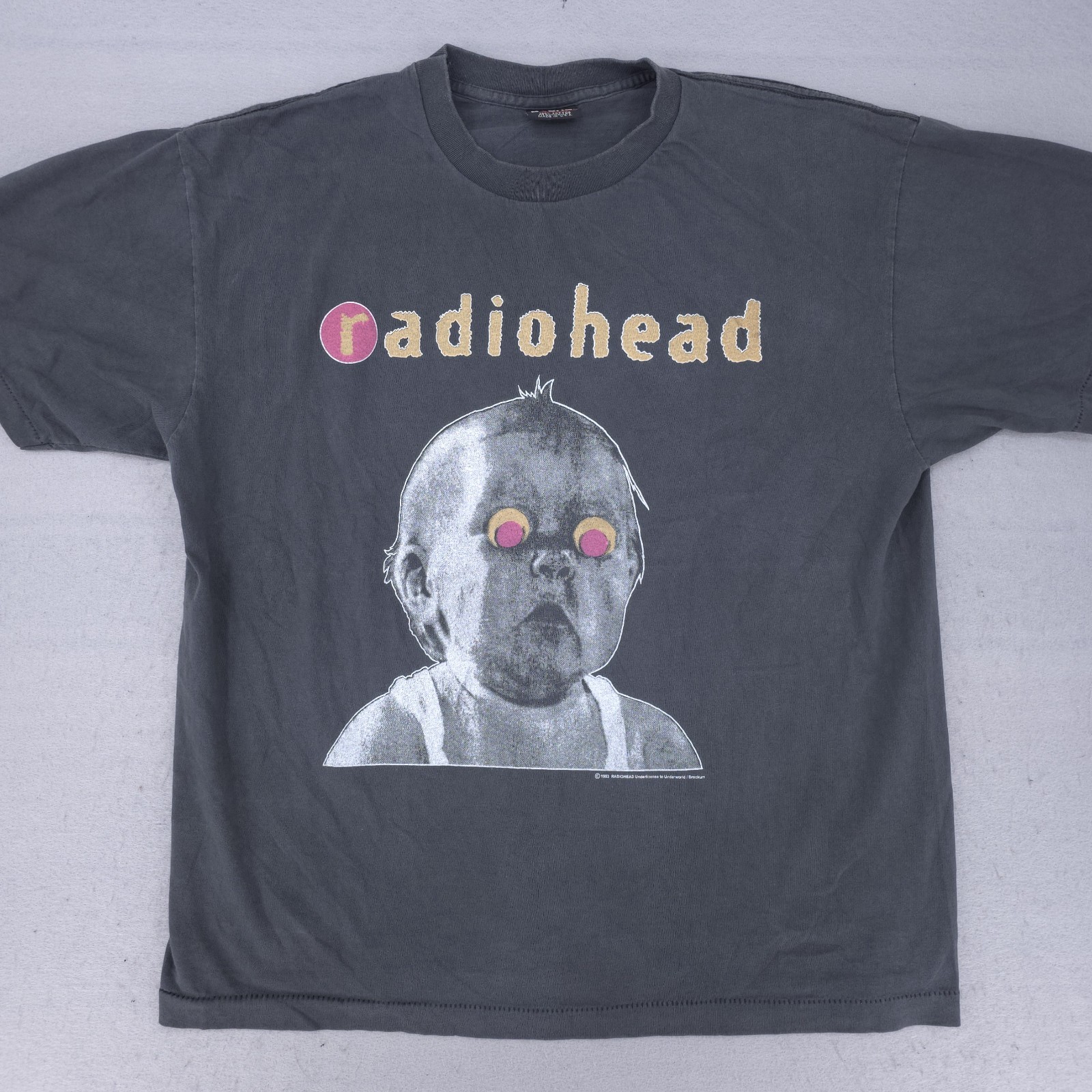 Vintage Radiohead Pablo Honey Band Shirt Mens XL Black Reprint 90s Single Stitch gallery
