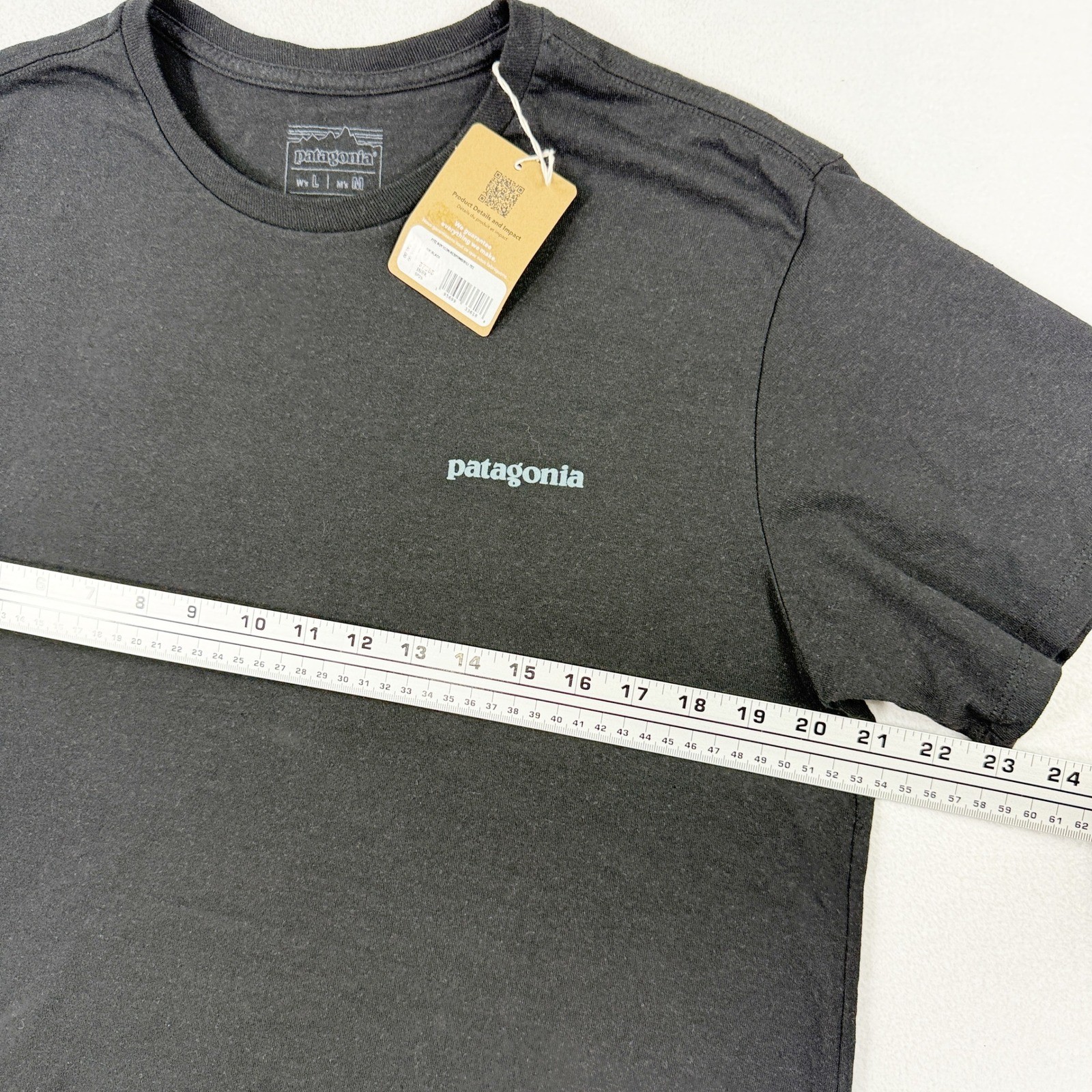 Patagonia Responsibili-Tee Tshirt Size M Mens Black Fitz Roy Icon 37665 NEW gallery