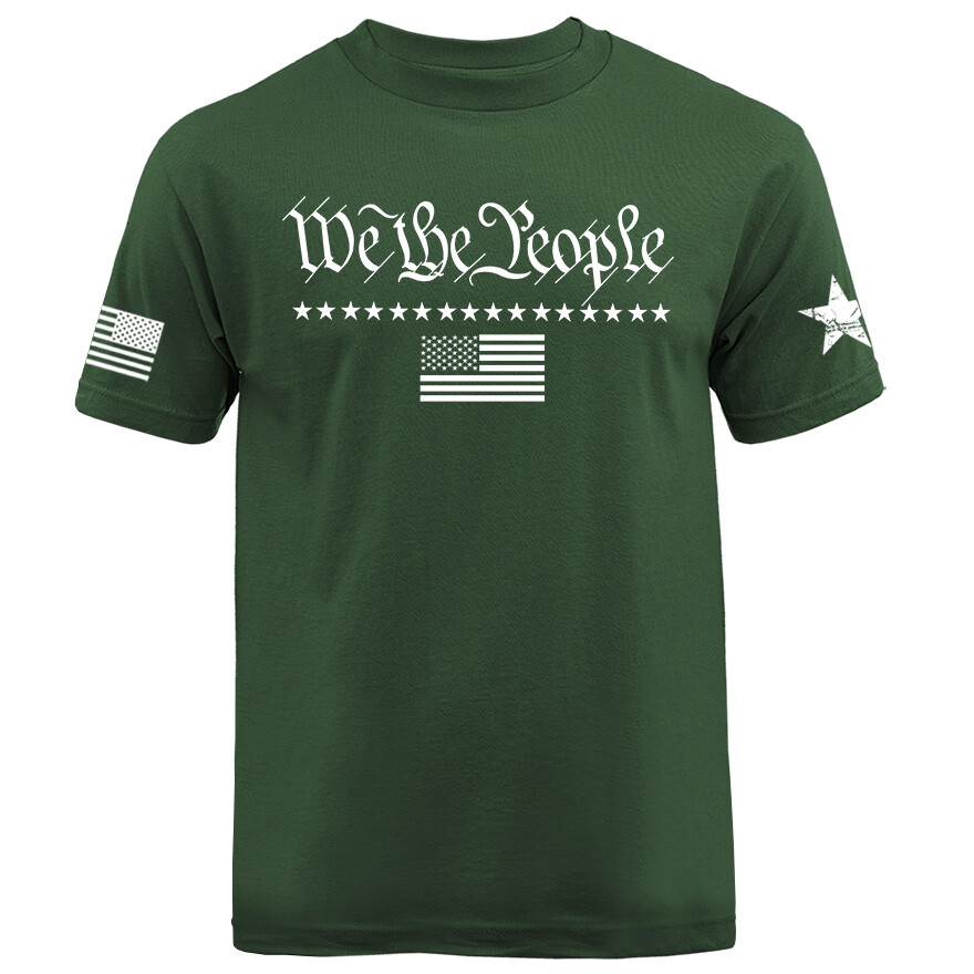 We The People US Flag American Pride Constitution Patriotic T-shirt