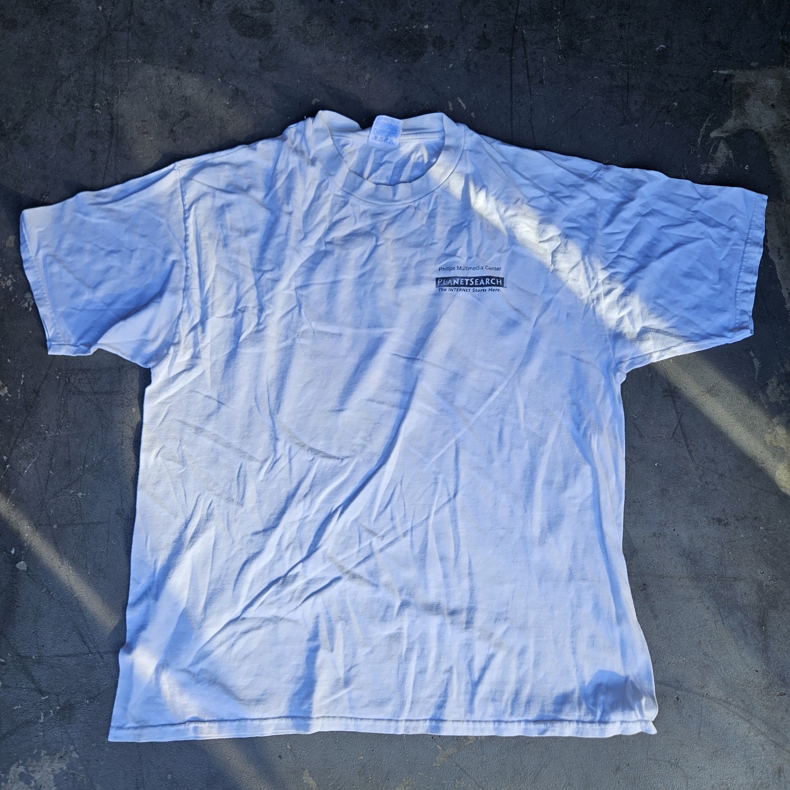 Planet Search Tech Software Y2k Vintage Vtg Tee Shirt Size XL gallery