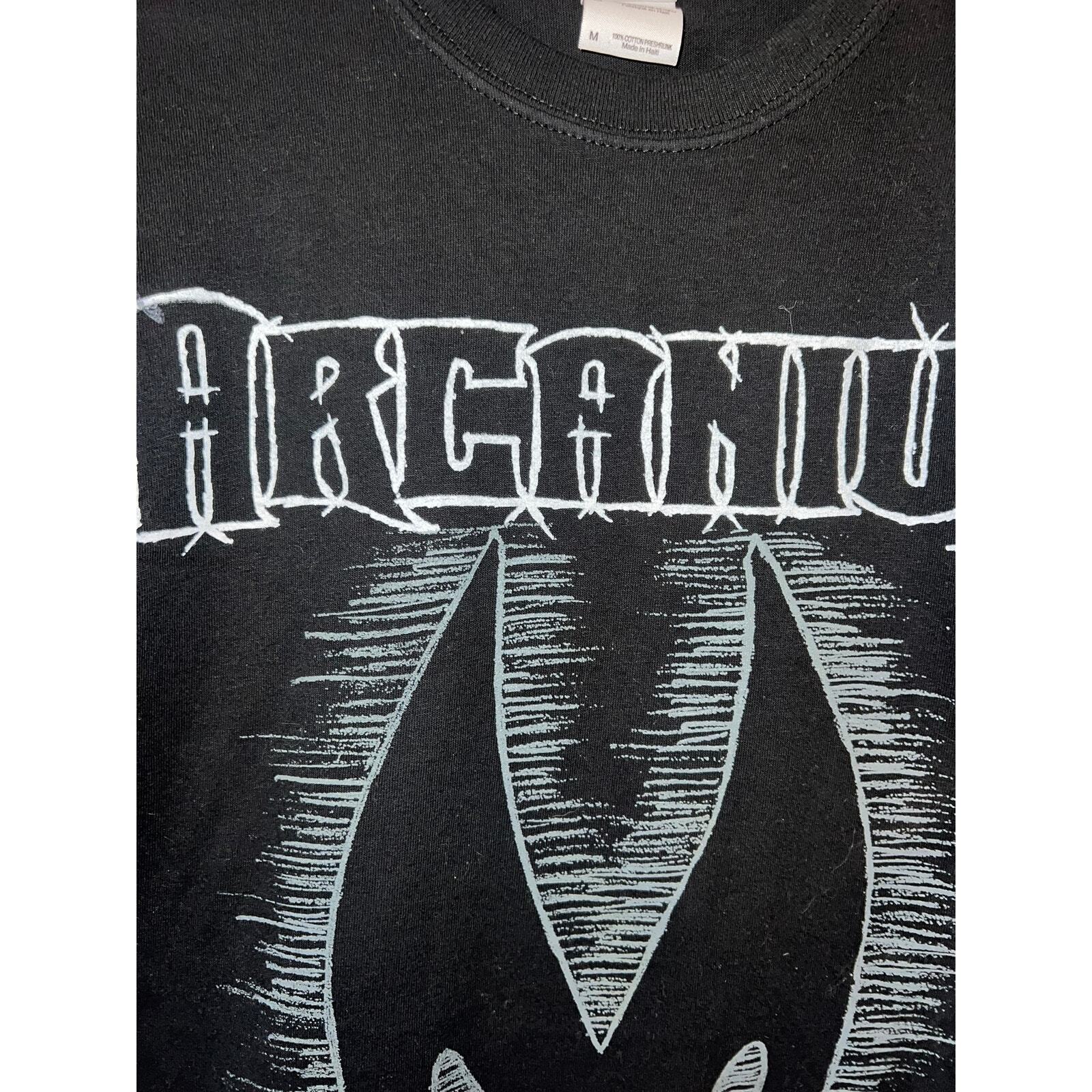 2009 Arcanium US Tour Concert Black Graphic Shirt Tee 2000s M Medium gallery