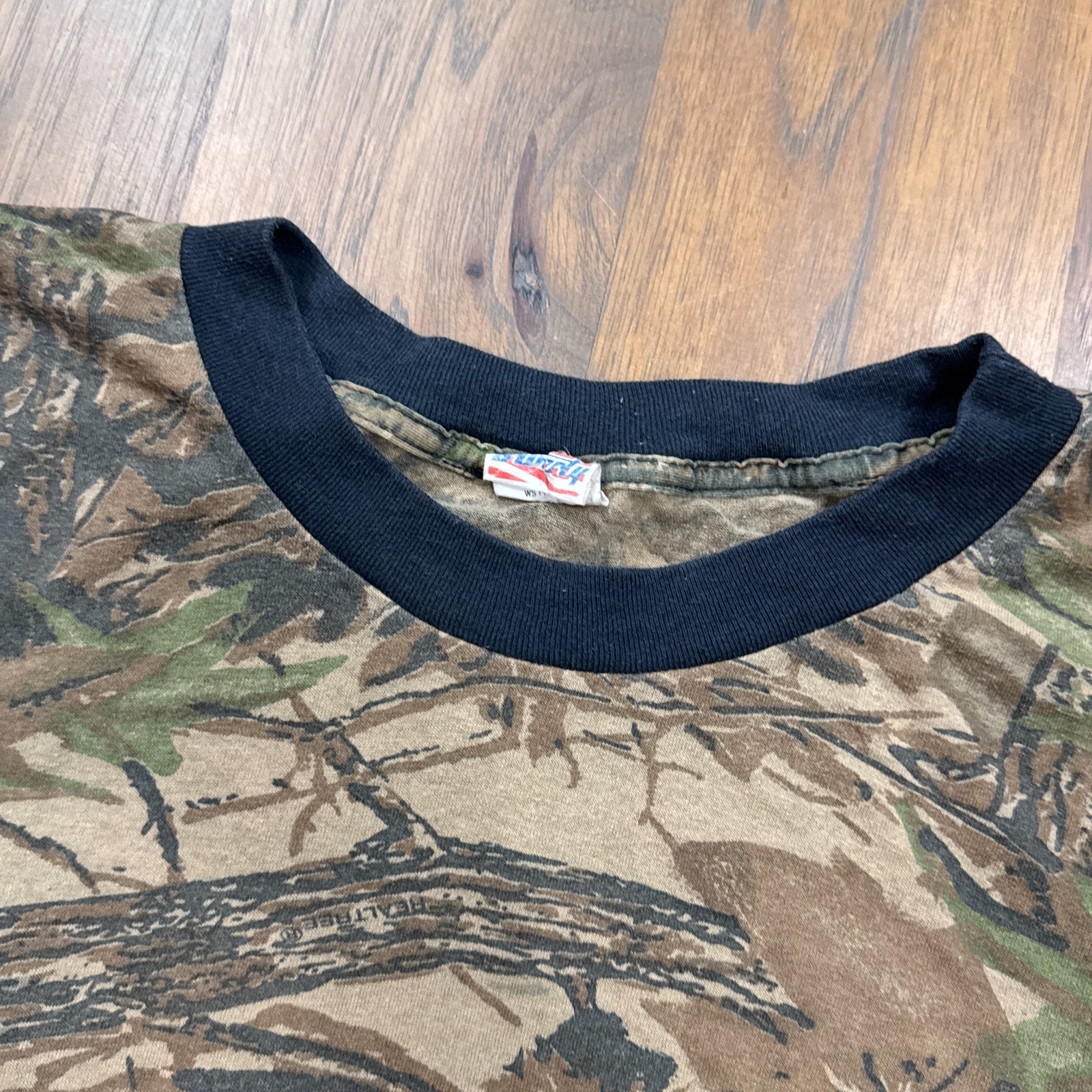 Vintage Realtree Shirt Mens 2XL Original Camo Liberty Paper Thin Super Boxy USA gallery