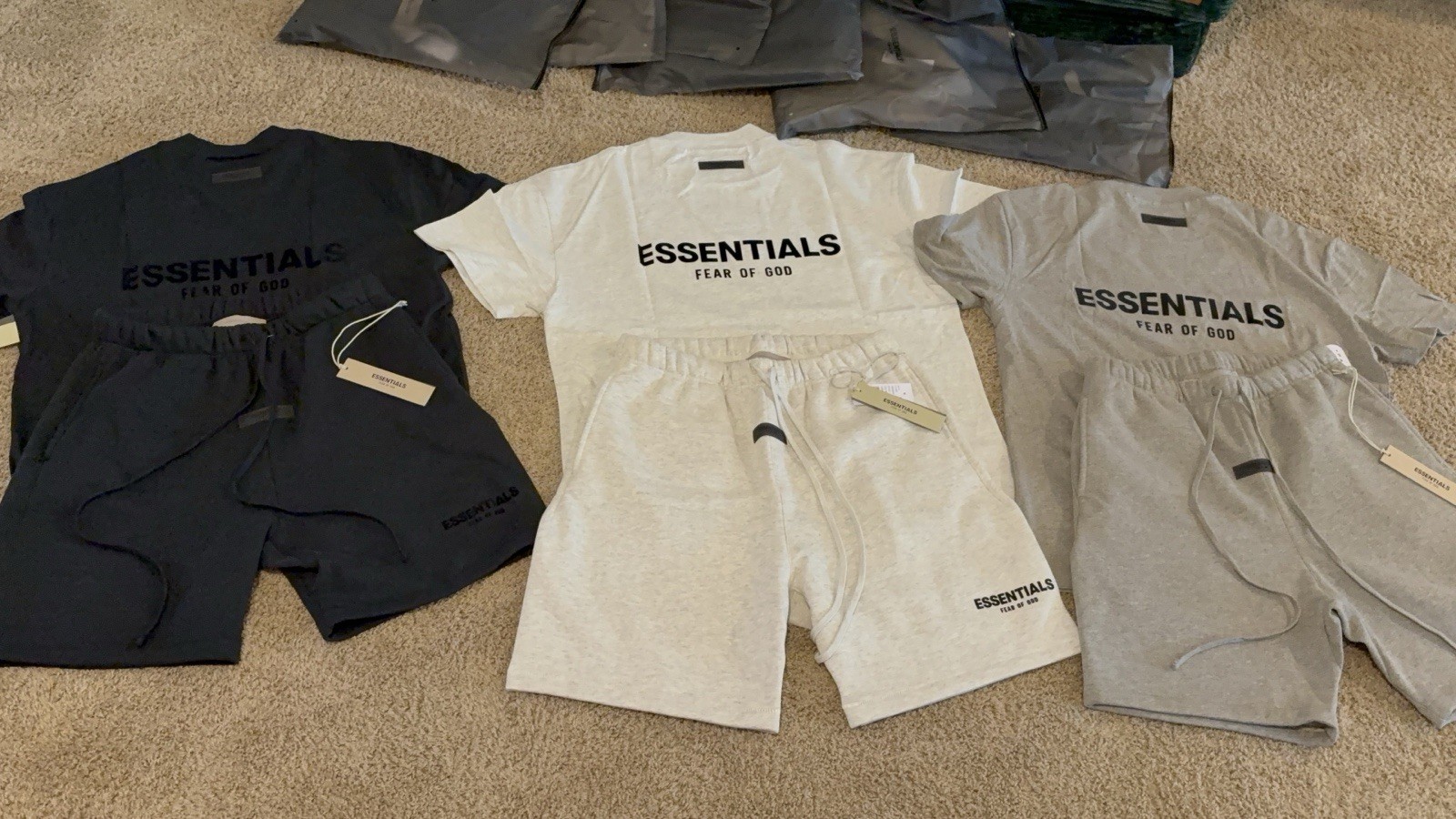 Fear of God essentials set gallery