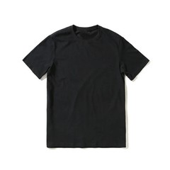 Men T Shirt Cotton Short Sleeve Solid Pure Color Leisure Basic Streetwear Top