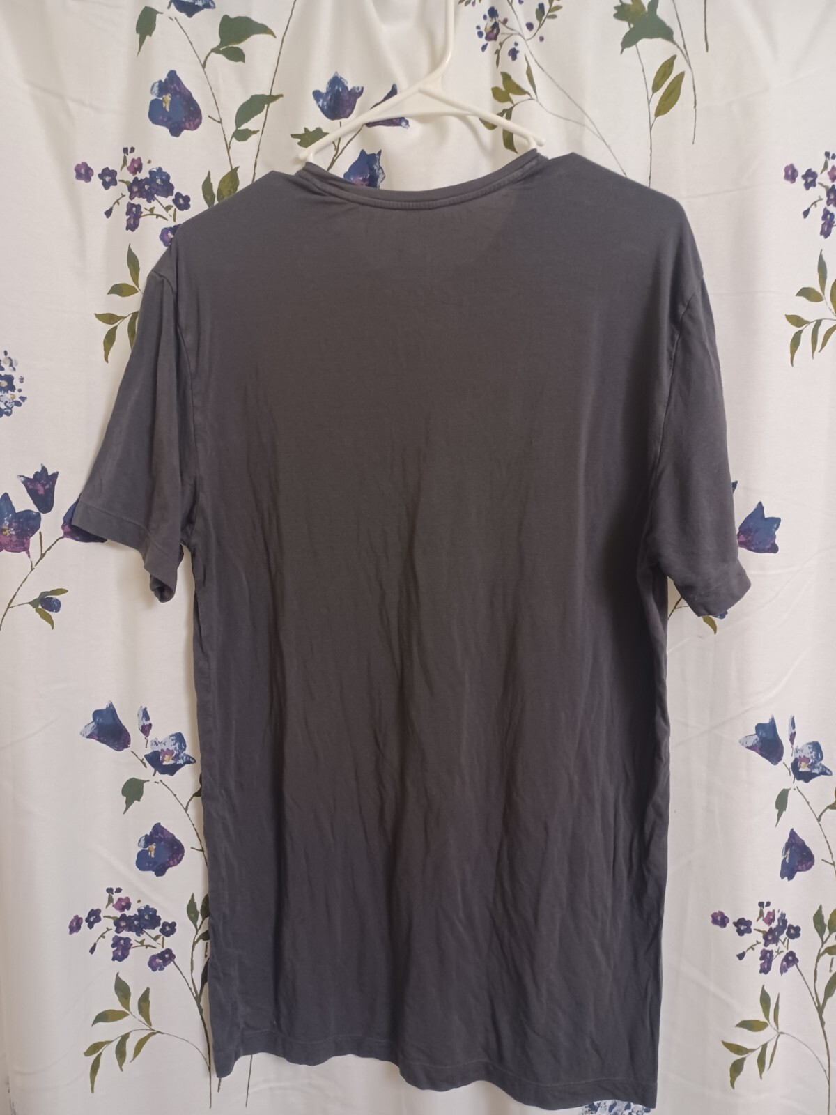 David Archy Shirt Mens Medium Grey Bamboo Base Basic Plain Adult Med gallery