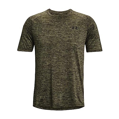1326413 Under Armour Men's Tech 2.0 Short-Sleeve T-Shirt Marine OD Green/Black M gallery