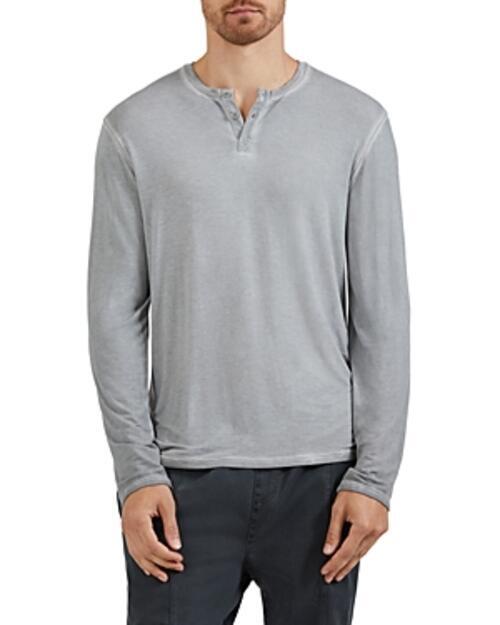 Atm Anthony Thomas Melillo Enzyme Wash Henley Grey SIze L 1816