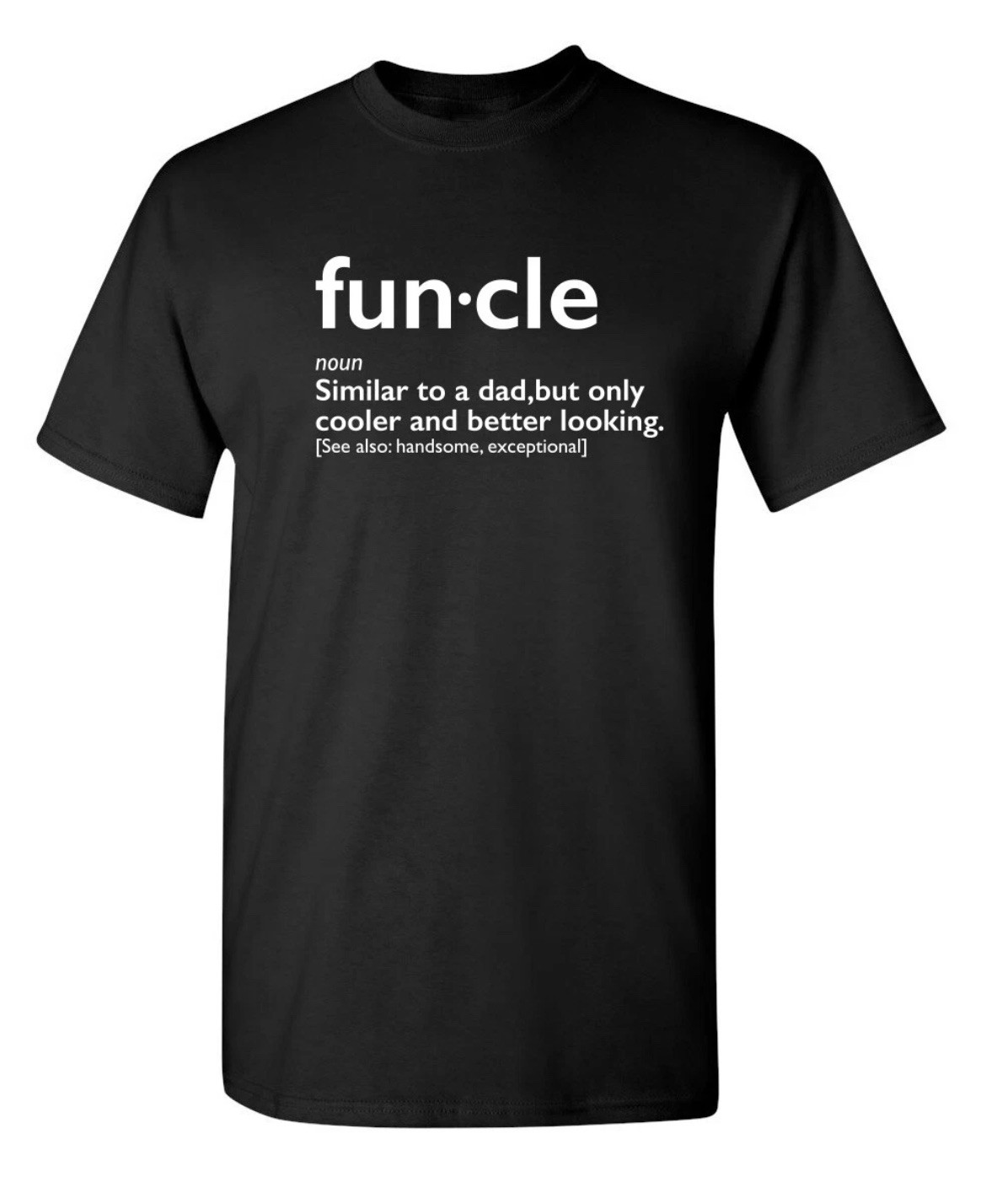2-Pack Mens XL Black Fun•cle Definition T shirt & Brother The Legend