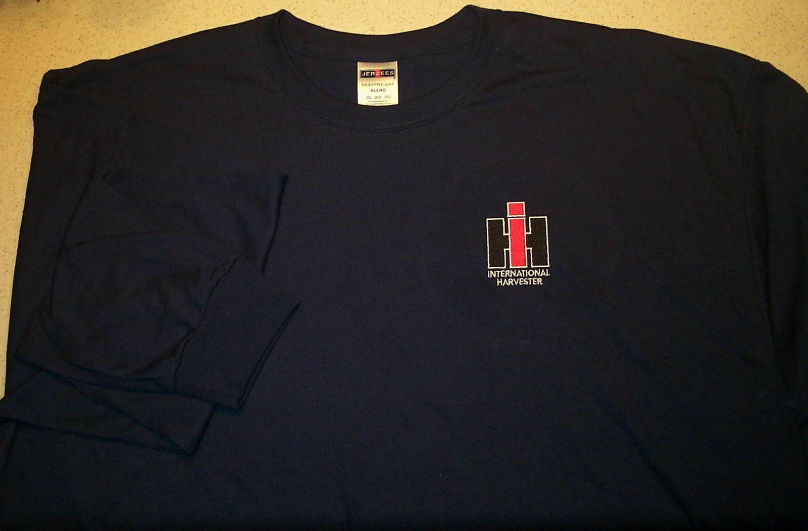 IH International Harvester Embroidered Mens Long Sleeve T-shirt (4 colors) gallery