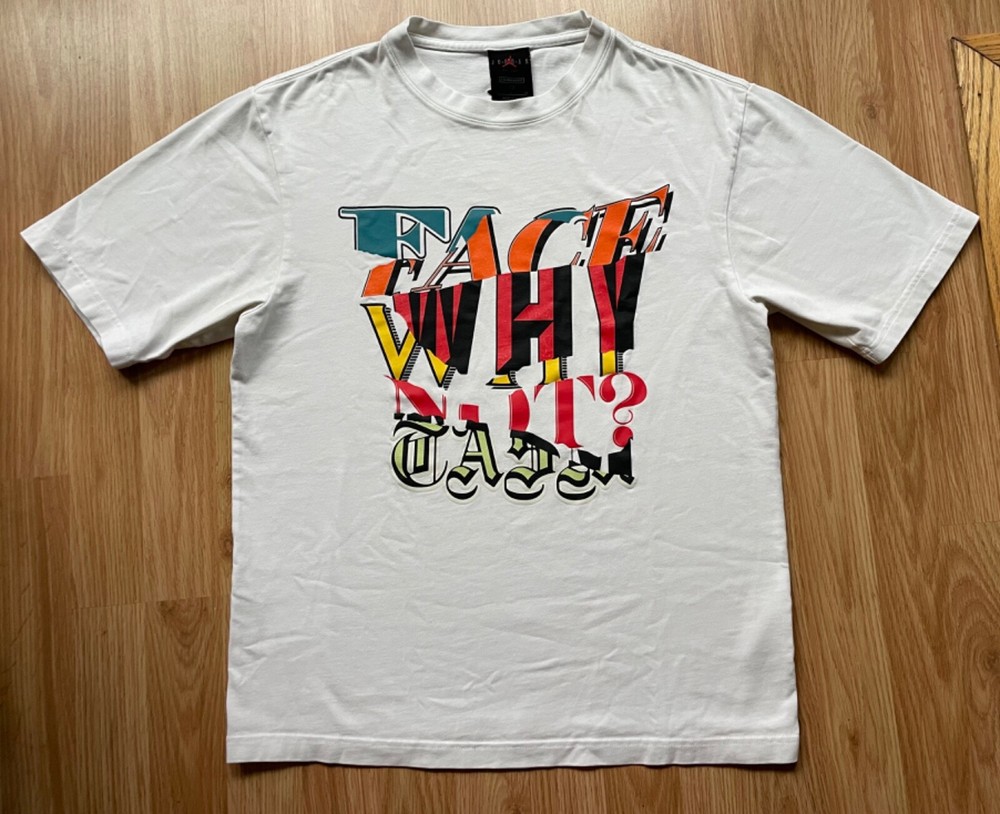 Jordan X Facetasm Why Not? Apparel Short-Sleeve T-Shirt Sz S Russell Westbrook