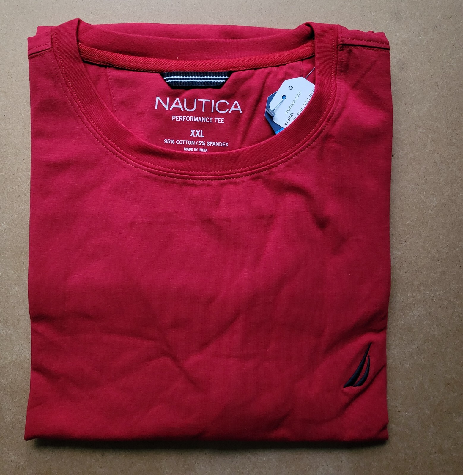 NAUTICA Mens t-shirt crew neck Size 2XL 3XL Navy Black short sleeve gallery