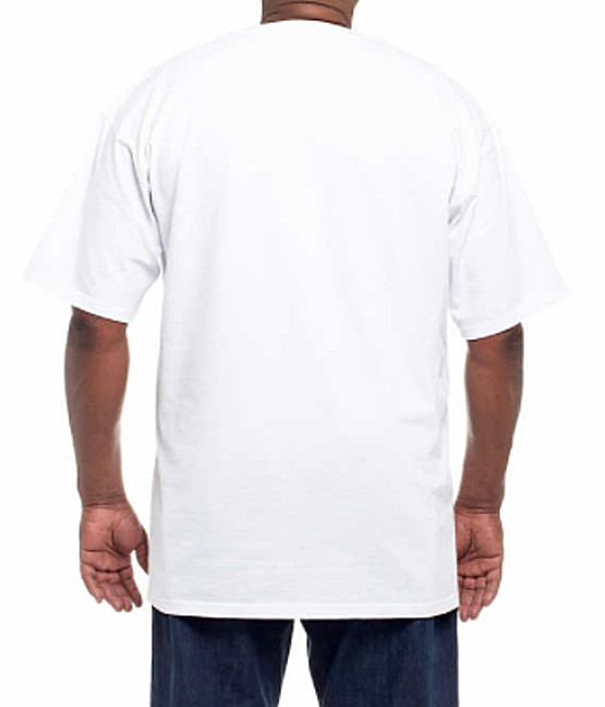 NEW 6 pack of Kirkland T Shirts men's White Crew Neck 100% Cotton Tees PICK SIZE gallery
