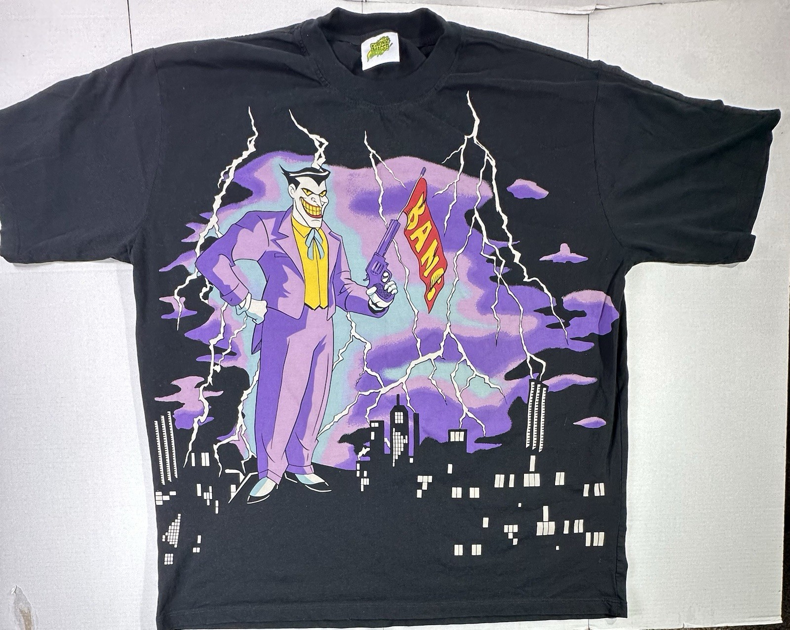 Joker Harley Quinn Batman Graphic T-Shirt 3XL Double Sided DC Comics 2023 gallery