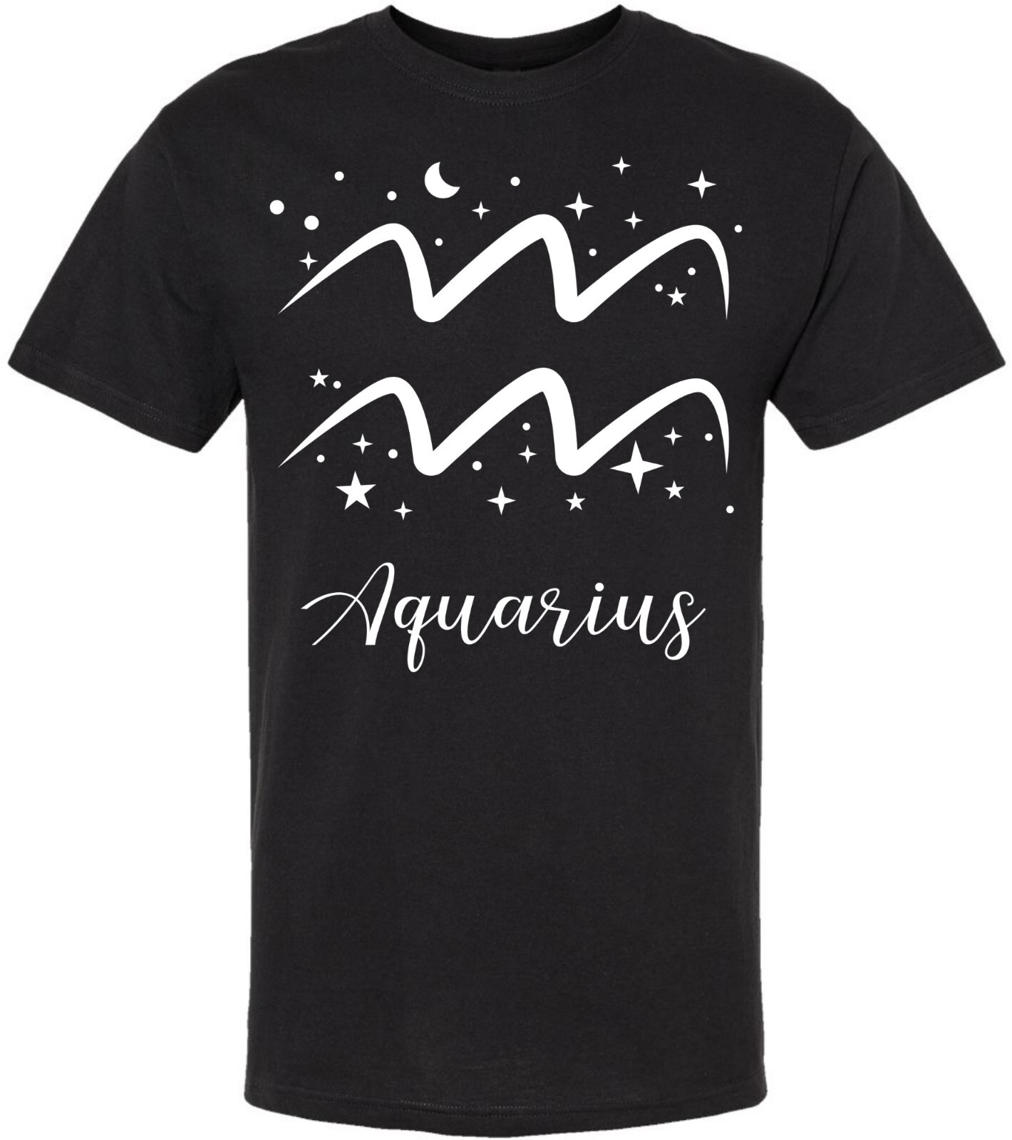 Zodiac Signs Printed Short Sleeve Short Sleeves 100% Cotton Astrology T-Shirt gallery