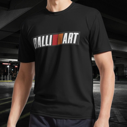 Ralliart Embroidery Logo Active T-Shirt Funny Size Mode American T-shirt
