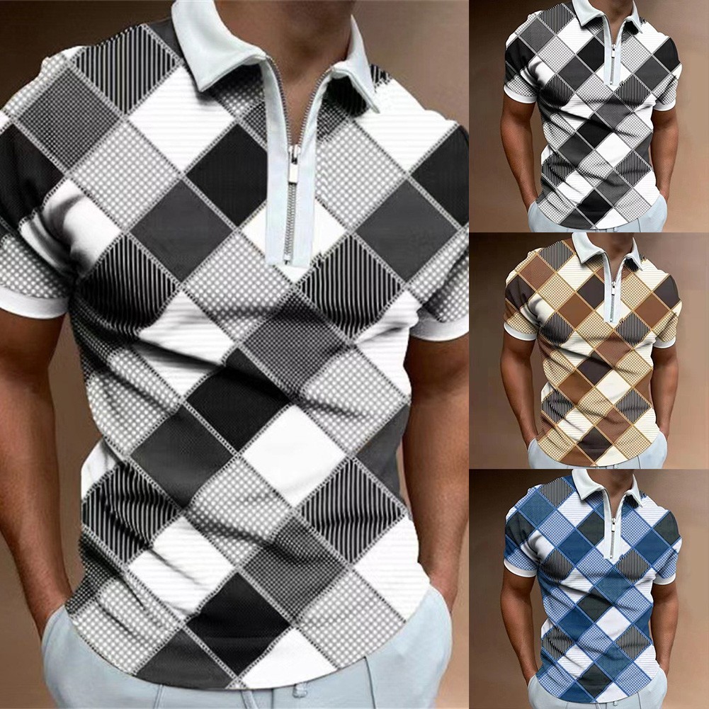 Comfortable Wear Men's T-shirts Casual Tee Slight Stretch 3D Print Holiday gallery