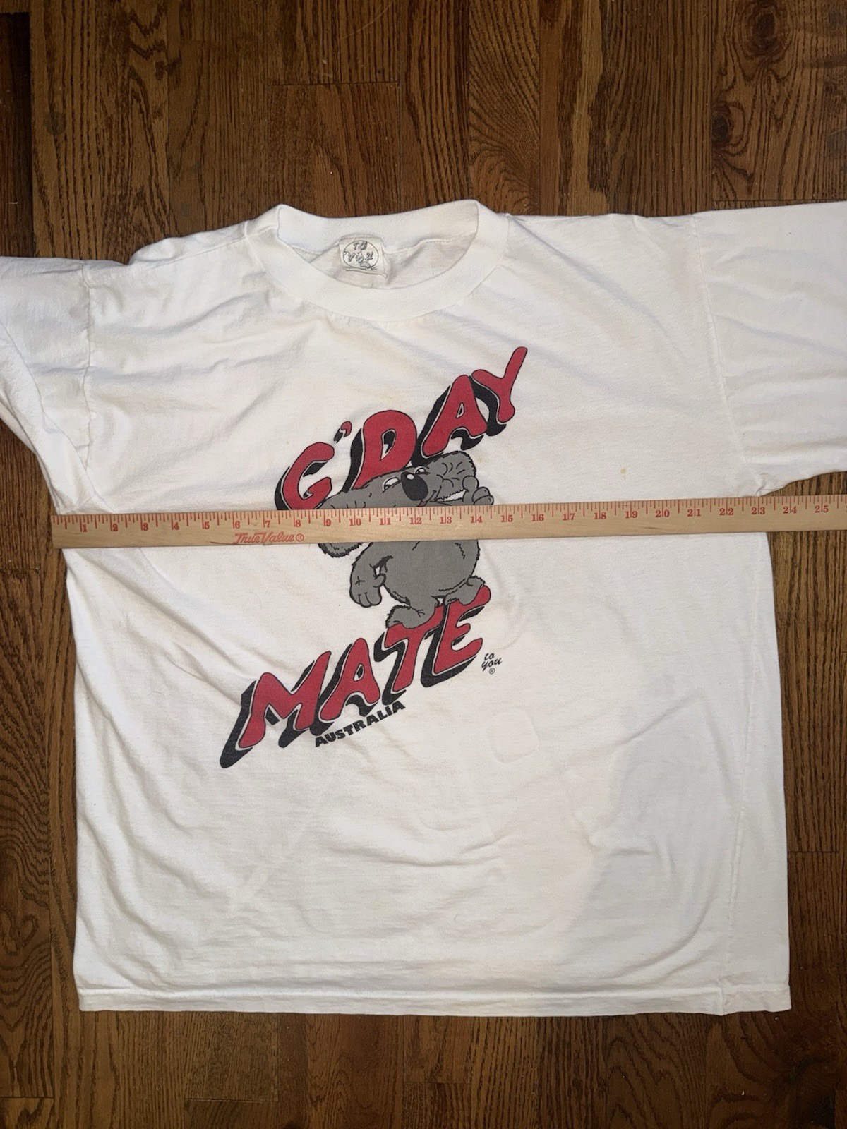 Vintage 90s “G’Day Mate” Australia Koala Graphic Single Stitch T-Shirt Men’s XL gallery