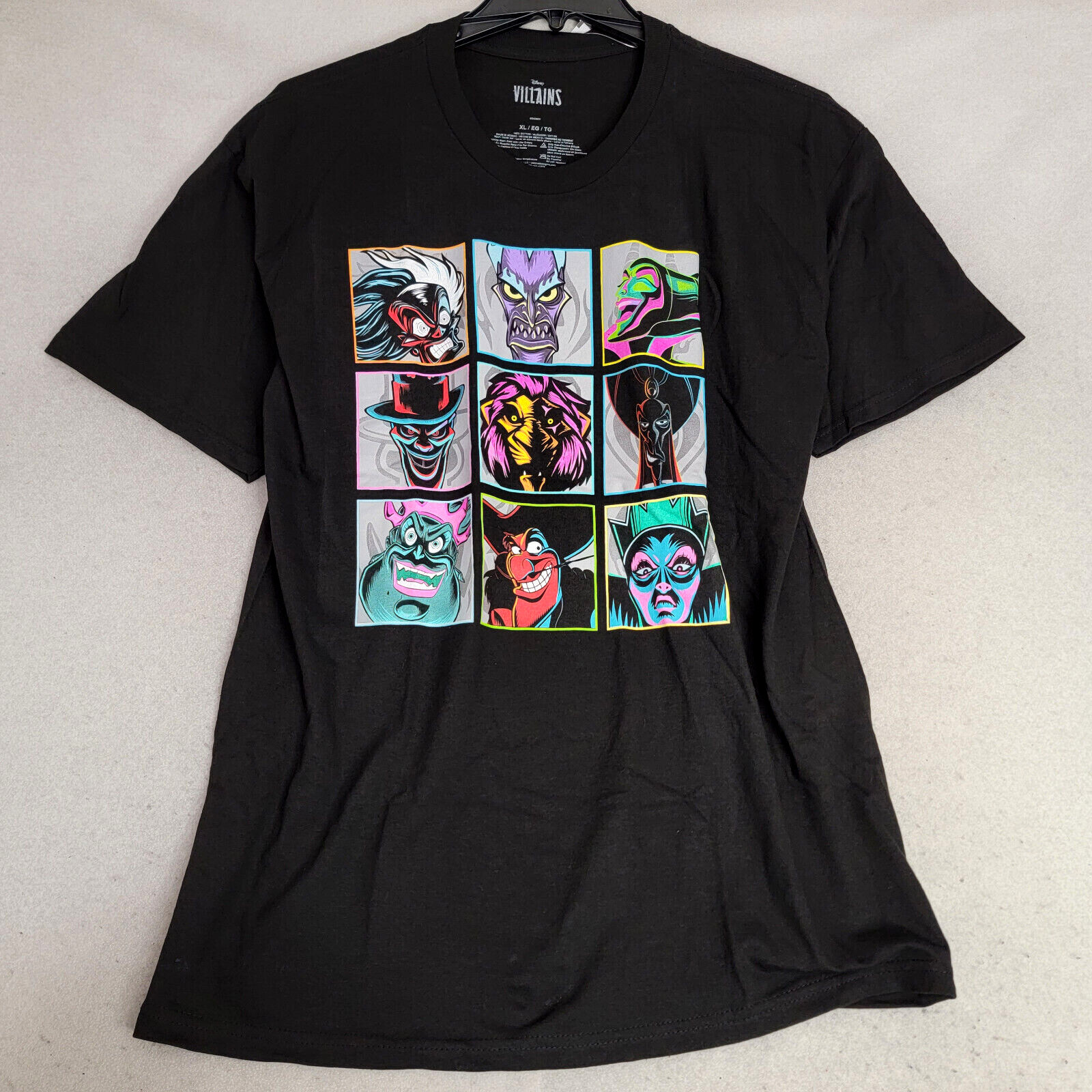 DISNEY VILLAINS SHIRT Mens 3XL XXXL BLACK NEW ANIMATION MENS CASUAL CRUELLA NWT gallery