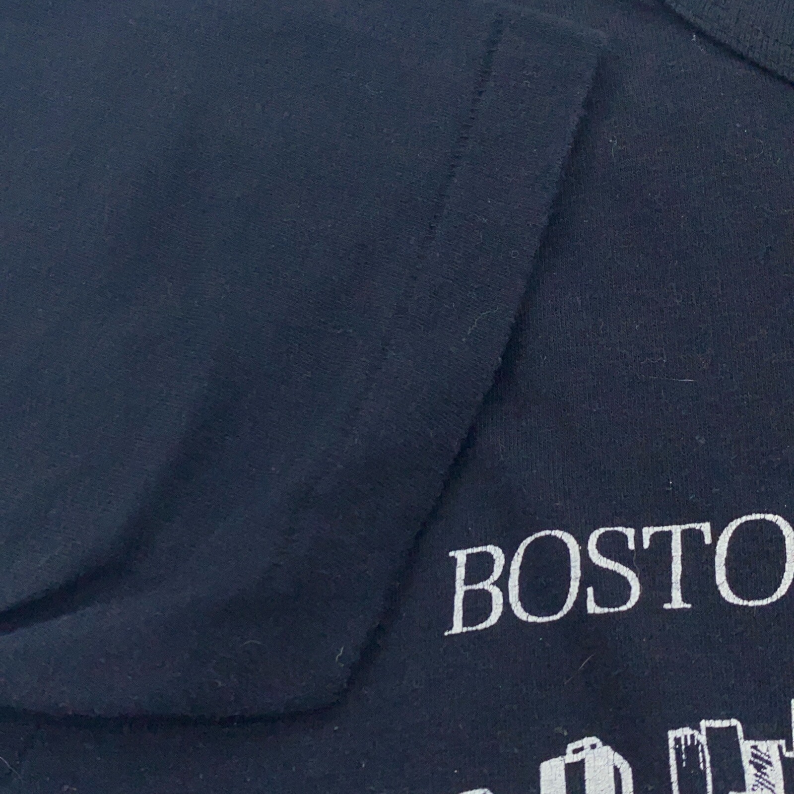 vintage 80s BOSTON MASSACHUSETTS SKYLINE T-Shirt 2XS sailing soft thin gallery