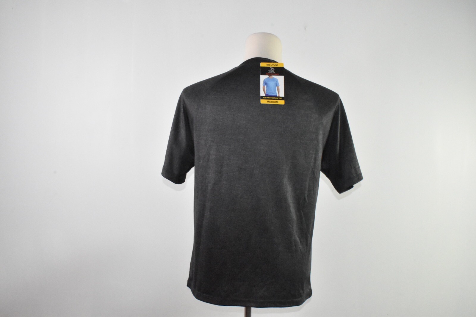 Zeroxposur Men Sun Protection UPF 50+ t-shirt medium gray NWT polyester gallery