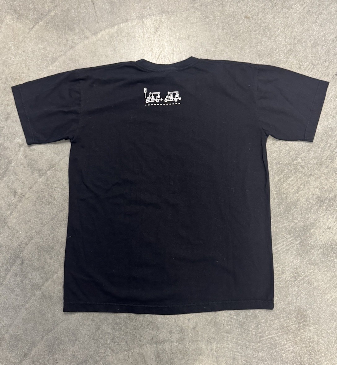 Men’s Bangkok Thailand Tuk-Tuk Graphic Print T-Shirt Black Cotton Jersey M gallery