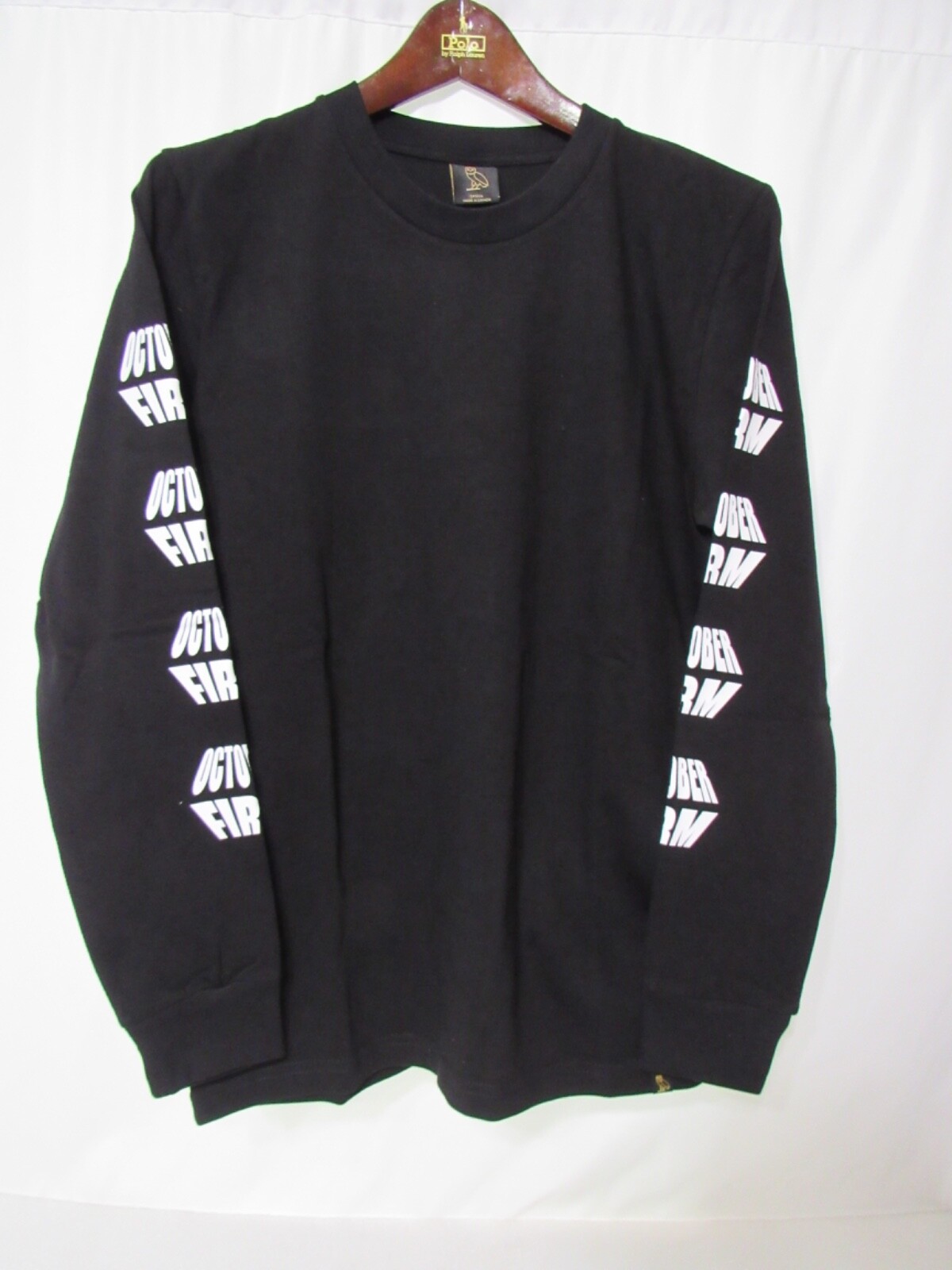OVO Very Own October Firm Drake Black Graphic Long Sleeve T-Shirt 2017 Sz S gallery