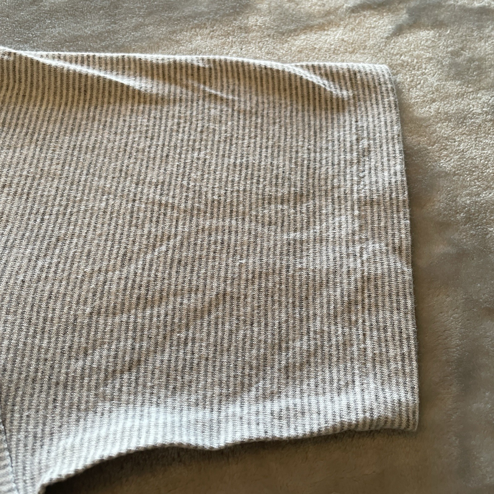 Vintage 90s Single Stitch T-Shirt Mens Small Gray Striped Grayton Beach USA Made gallery
