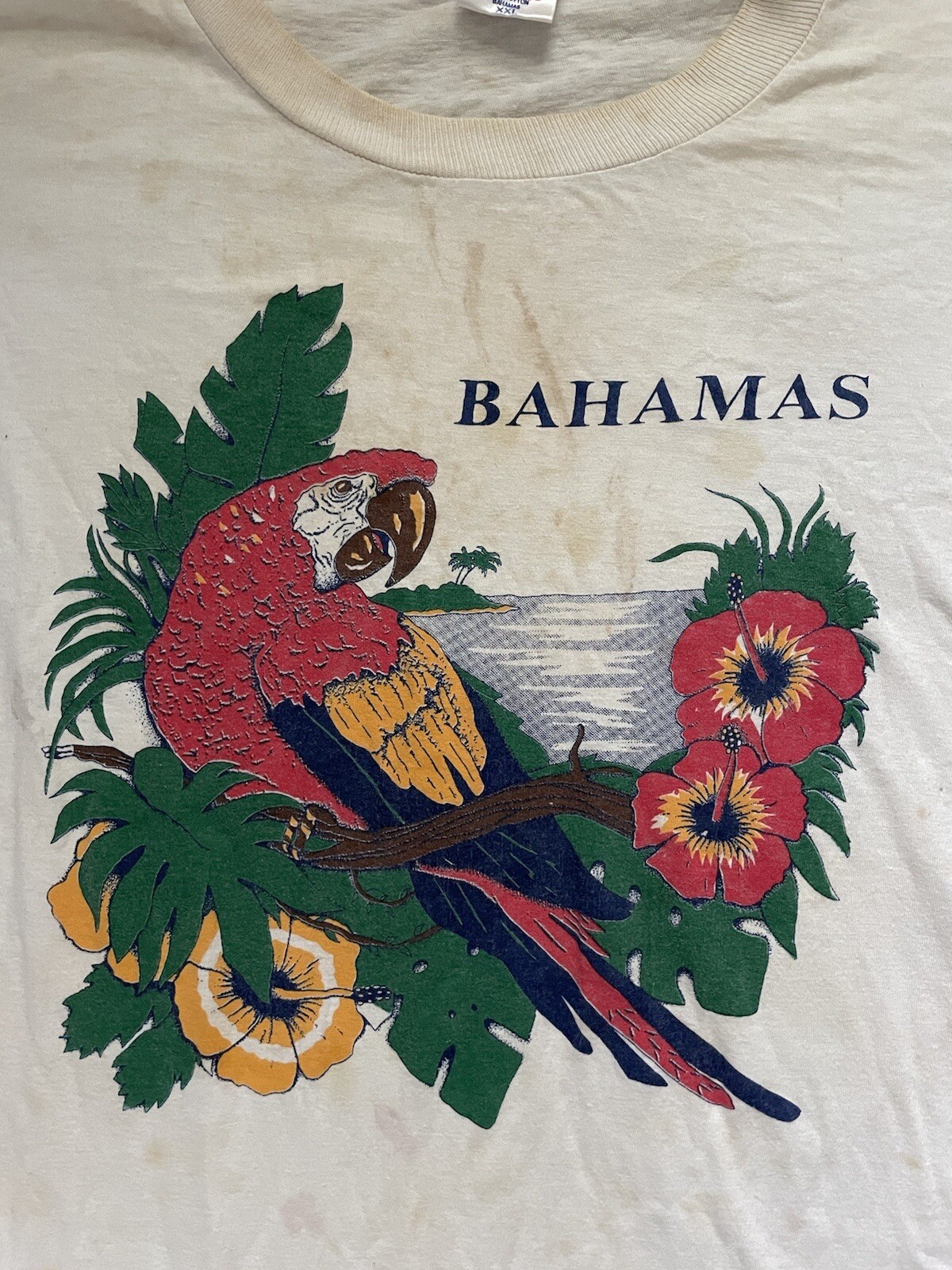 Dorsett Tees T-Shirt Adult XL White Bahama Vacation Beach Short Sleeve gallery