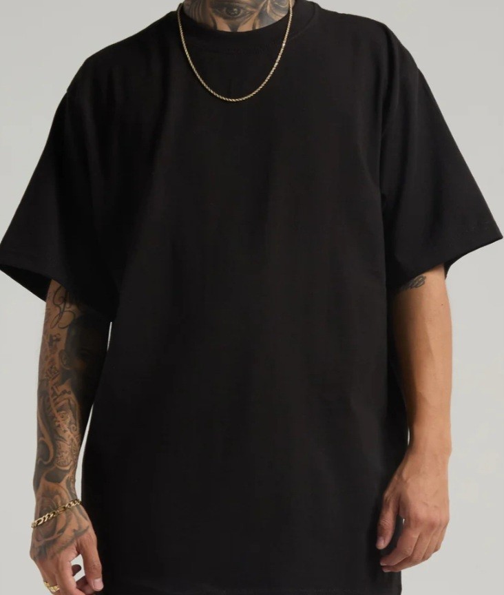 Shaka Wear Heavyweight T Shirt 3 Pack Men Blank Black & White Thick Tee gallery