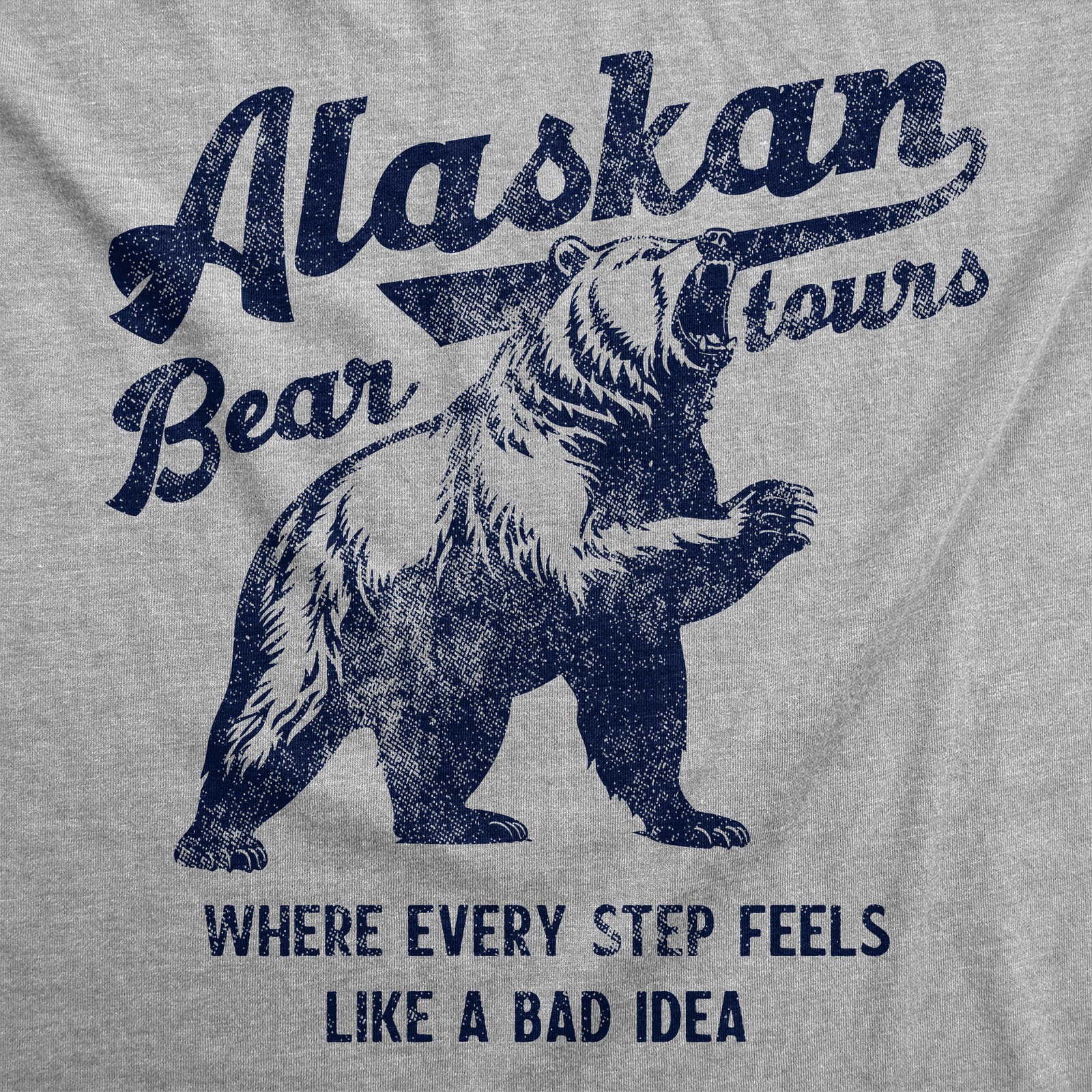 Mens Funny T Shirts Alaskan Bear Tours Sarcastic Graphic Novelty Tee For Men gallery