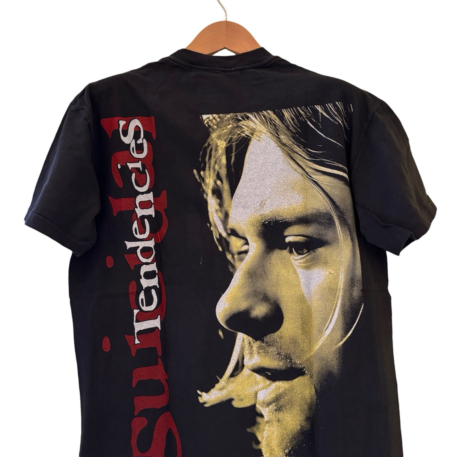 Vintage Kurt Cobain “Suicidal Tendencies” Nirvana 90s Band Shirt REPRINT Sz XL gallery