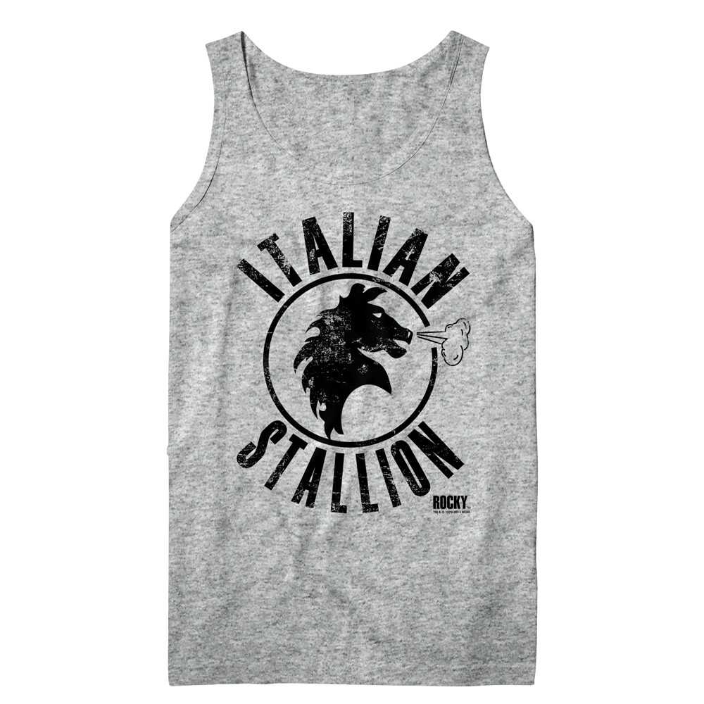 Rocky Balboa Italian Stallion Vintage Horse Logo Men’s Tank Top Movie Merch